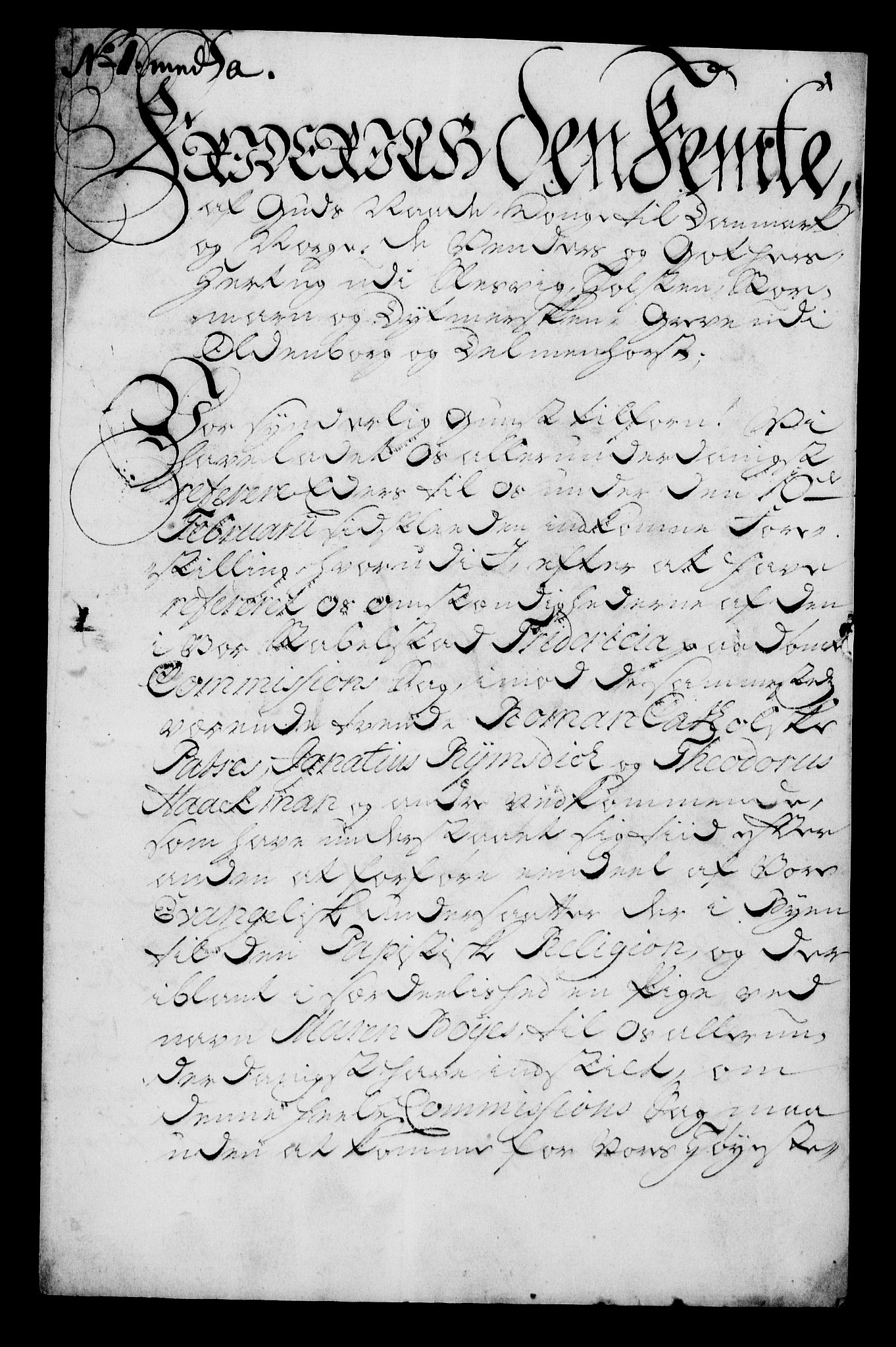 Generalkirkeinspektionskollegiet, DRA/A-0008/F4-06/F4-06-23: Protokollerede indkomne sager, 1752
