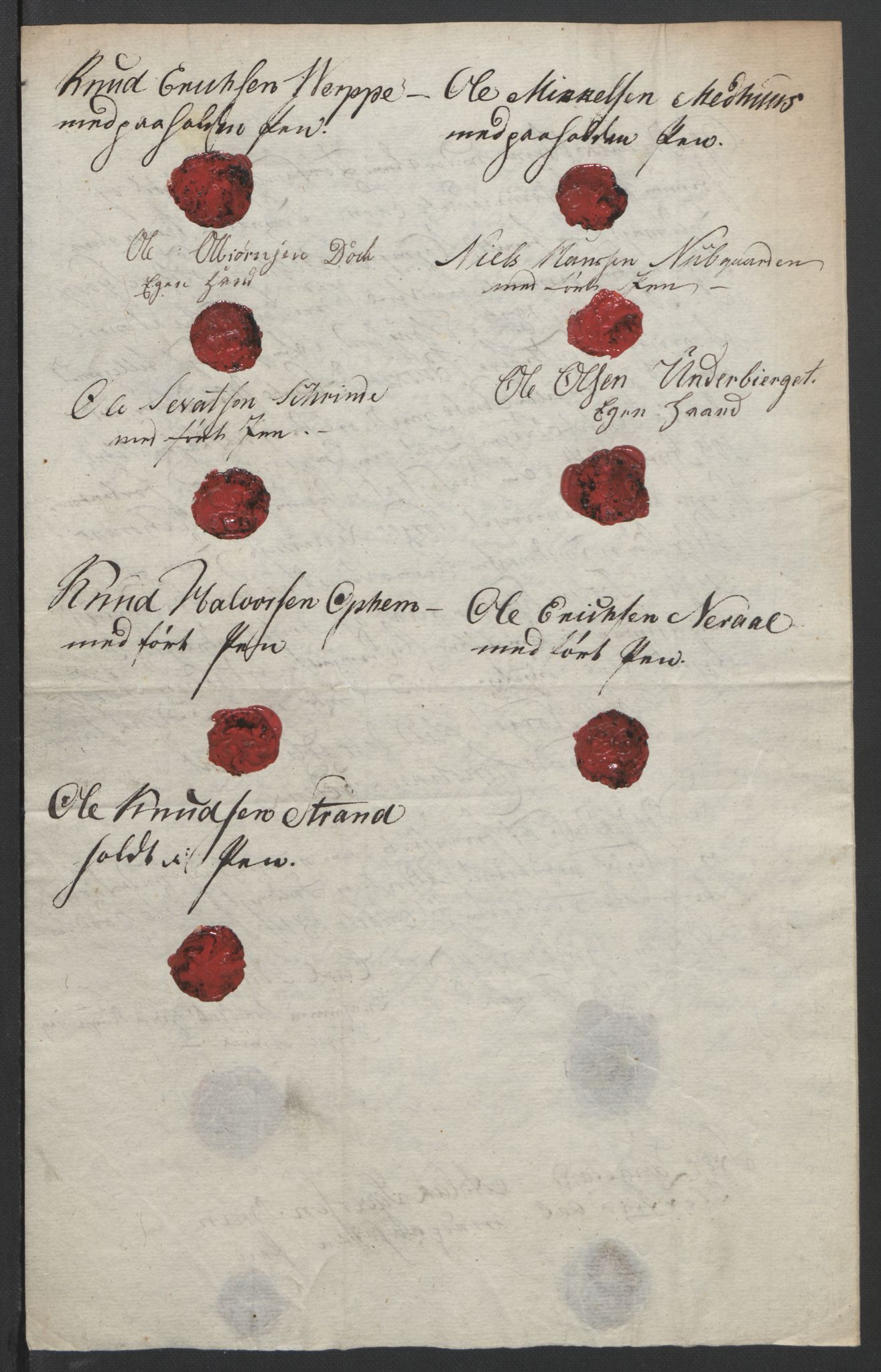 Statsrådssekretariatet, RA/S-1001/D/Db/L0007: Fullmakter for Eidsvollsrepresentantene i 1814. , 1814, p. 307