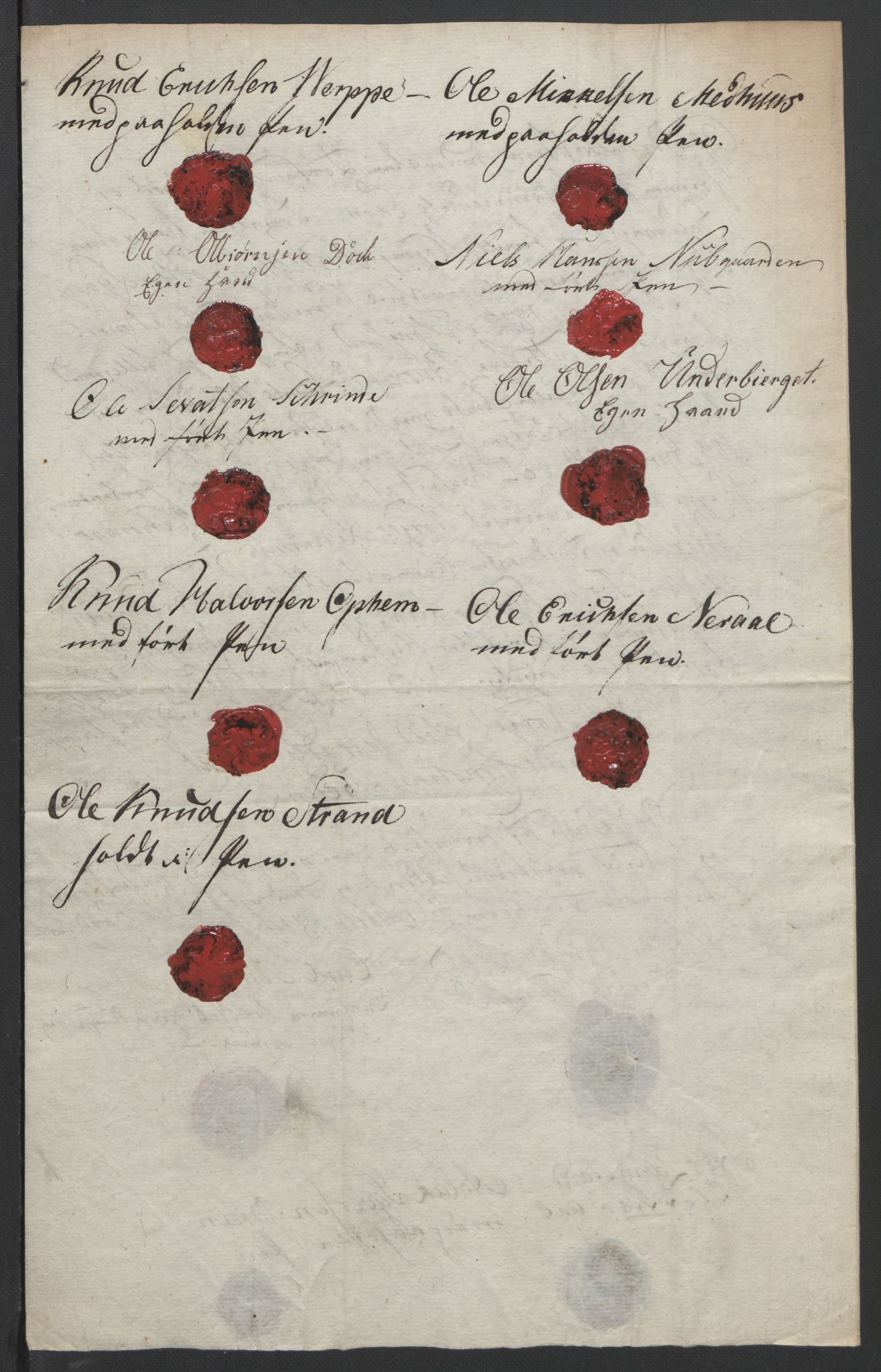 Statsrådssekretariatet, AV/RA-S-1001/D/Db/L0007: Fullmakter for Eidsvollsrepresentantene i 1814. , 1814, p. 307