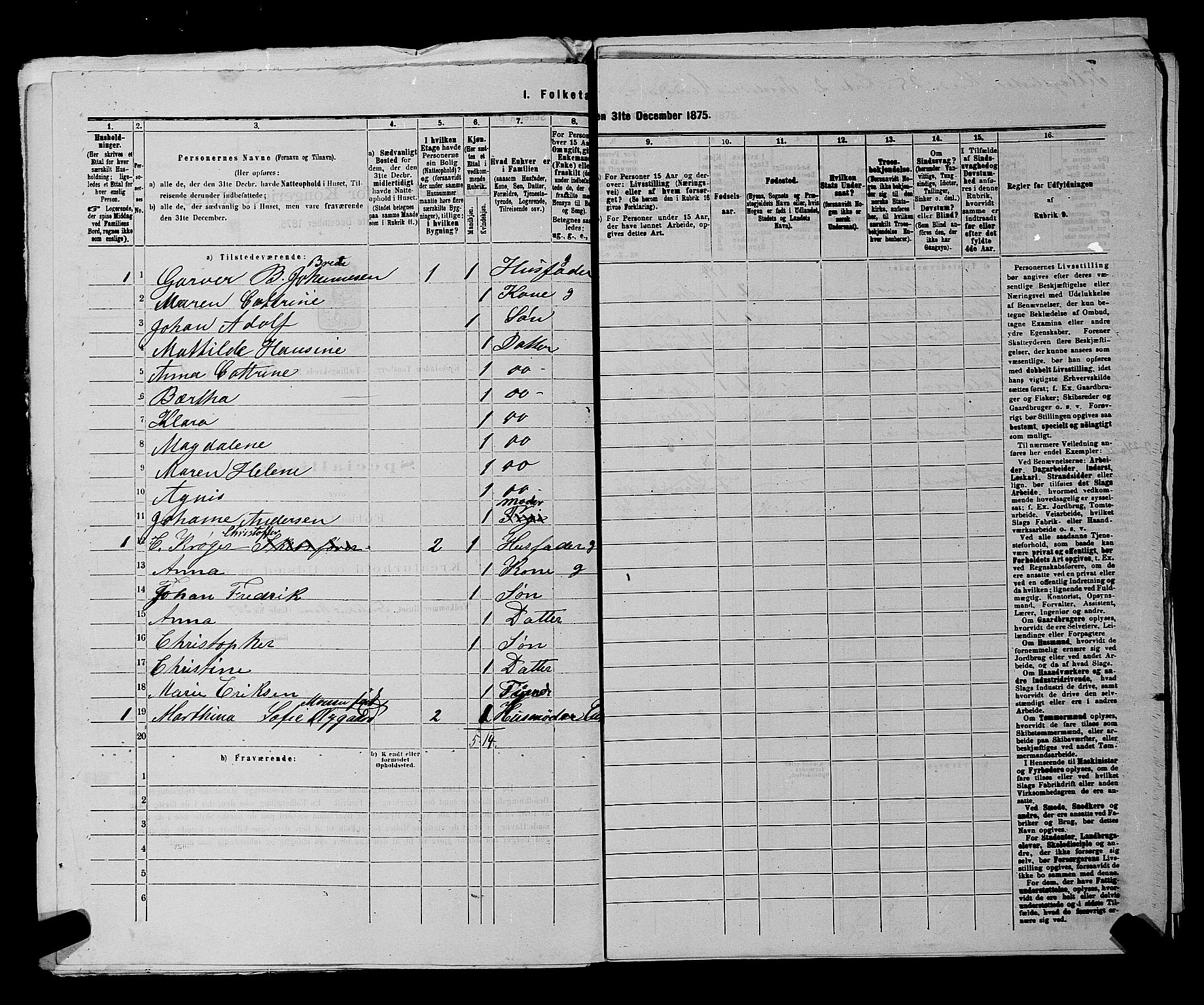 SAKO, 1875 census for 0705P Tønsberg, 1875, p. 777