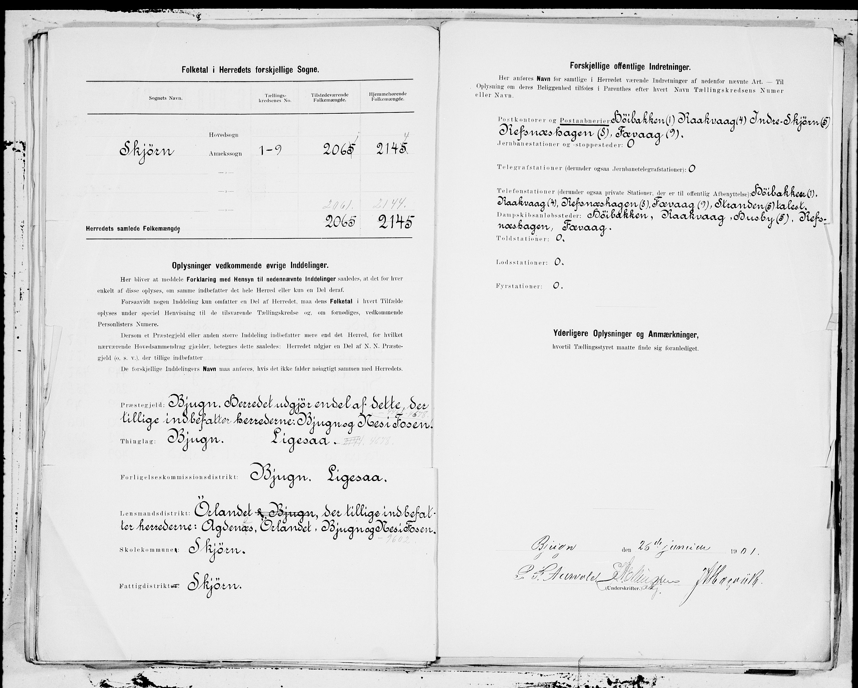 SAT, 1900 census for Stjørna, 1900, p. 21