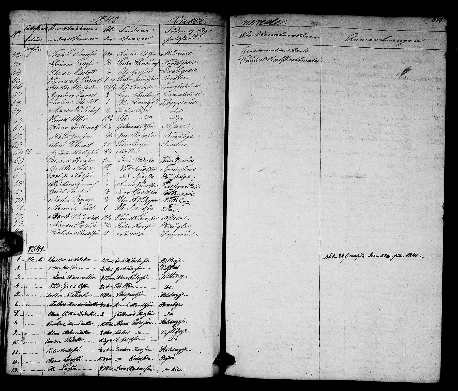 Skedsmo prestekontor Kirkebøker, AV/SAO-A-10033a/G/Ga/L0001: Parish register (copy) no. I 1, 1830-1854, p. 373