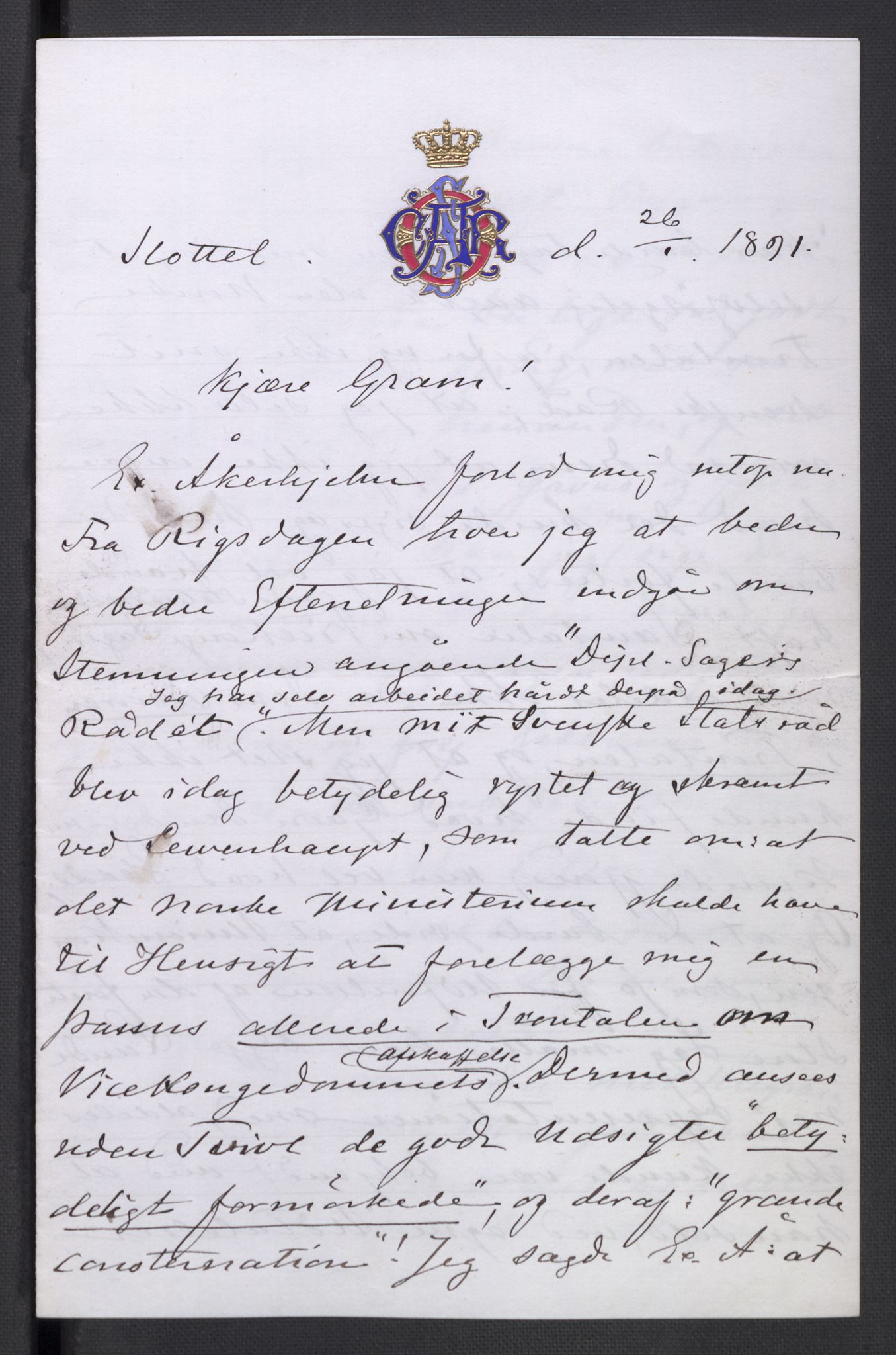 Gramfamilien/Gregers Gram, AV/RA-PA-0596/F/L0001: --, 1877-1924, p. 27