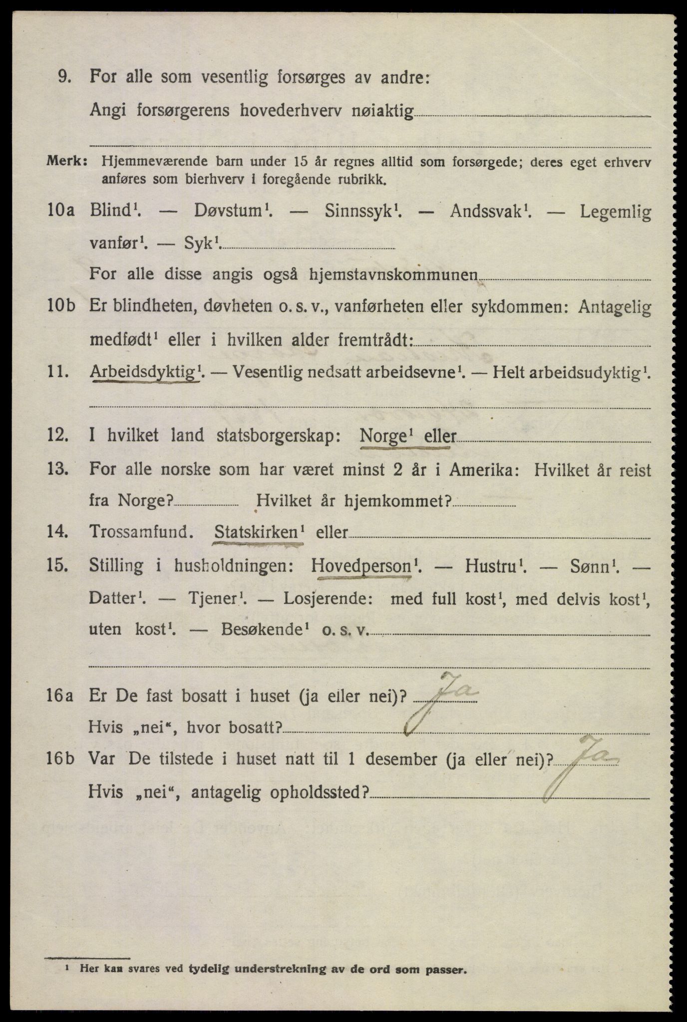 SAKO, 1920 census for Andebu, 1920, p. 3833