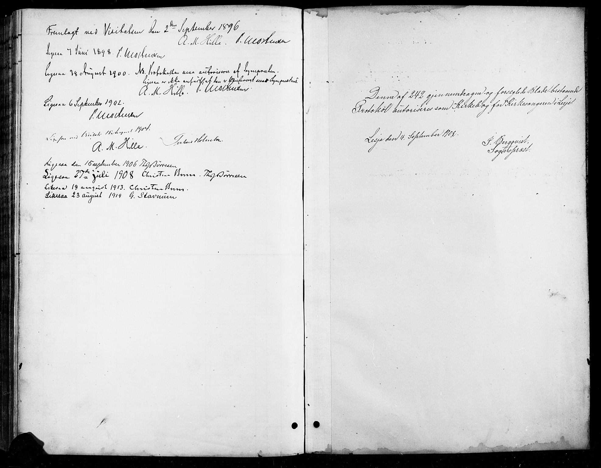 Lesja prestekontor, SAH/PREST-068/H/Ha/Hab/L0007: Parish register (copy) no. 7, 1895-1919