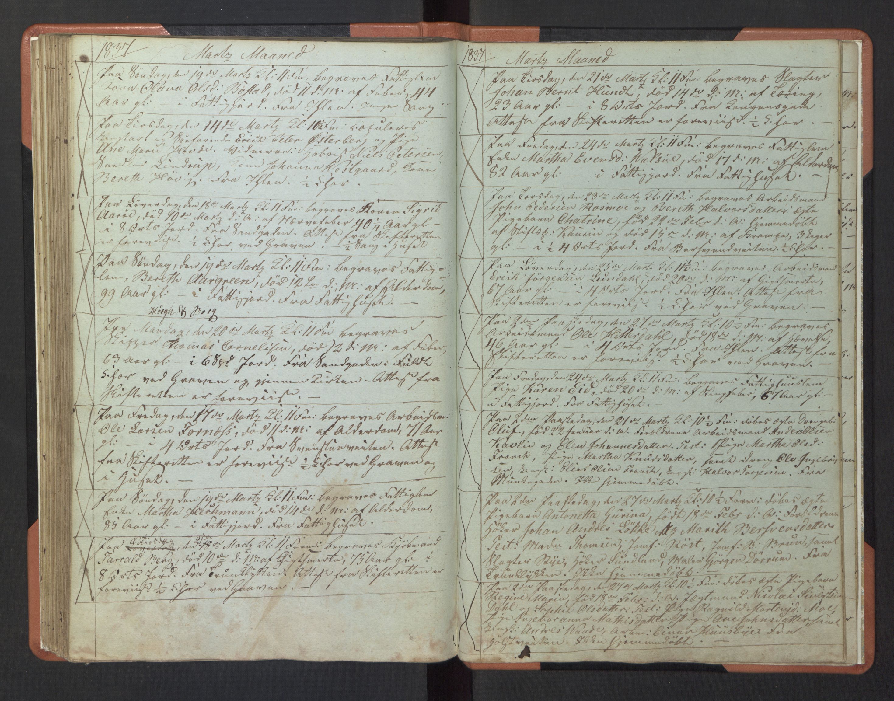 Ministerialprotokoller, klokkerbøker og fødselsregistre - Sør-Trøndelag, AV/SAT-A-1456/601/L0065: Diary records no. 601A32, 1835-1837