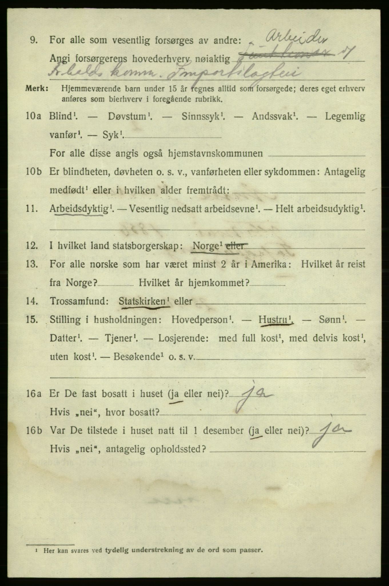 SAO, 1920 census for Fredrikshald, 1920, p. 22402