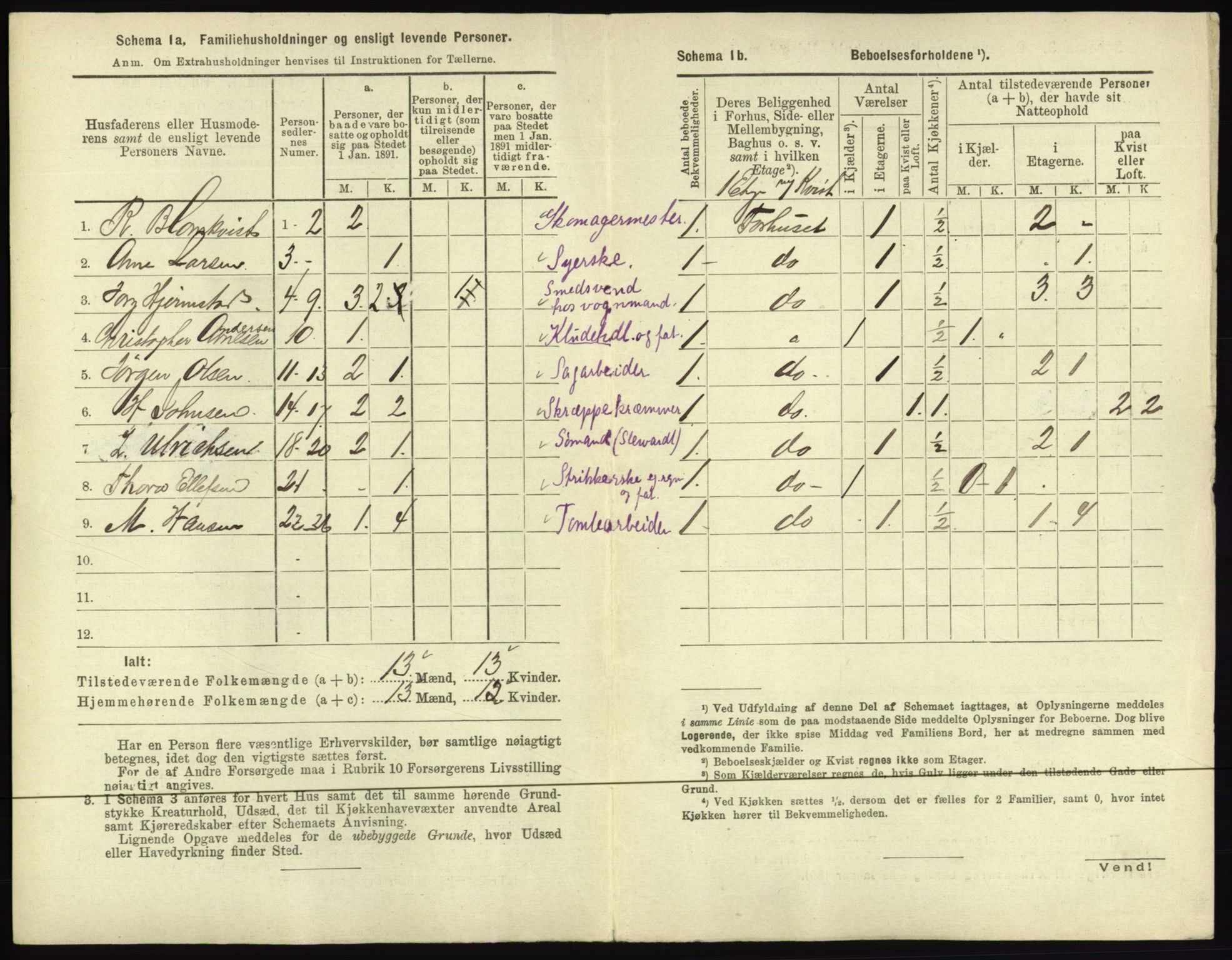 RA, 1891 census for 0602 Drammen, 1891, p. 436