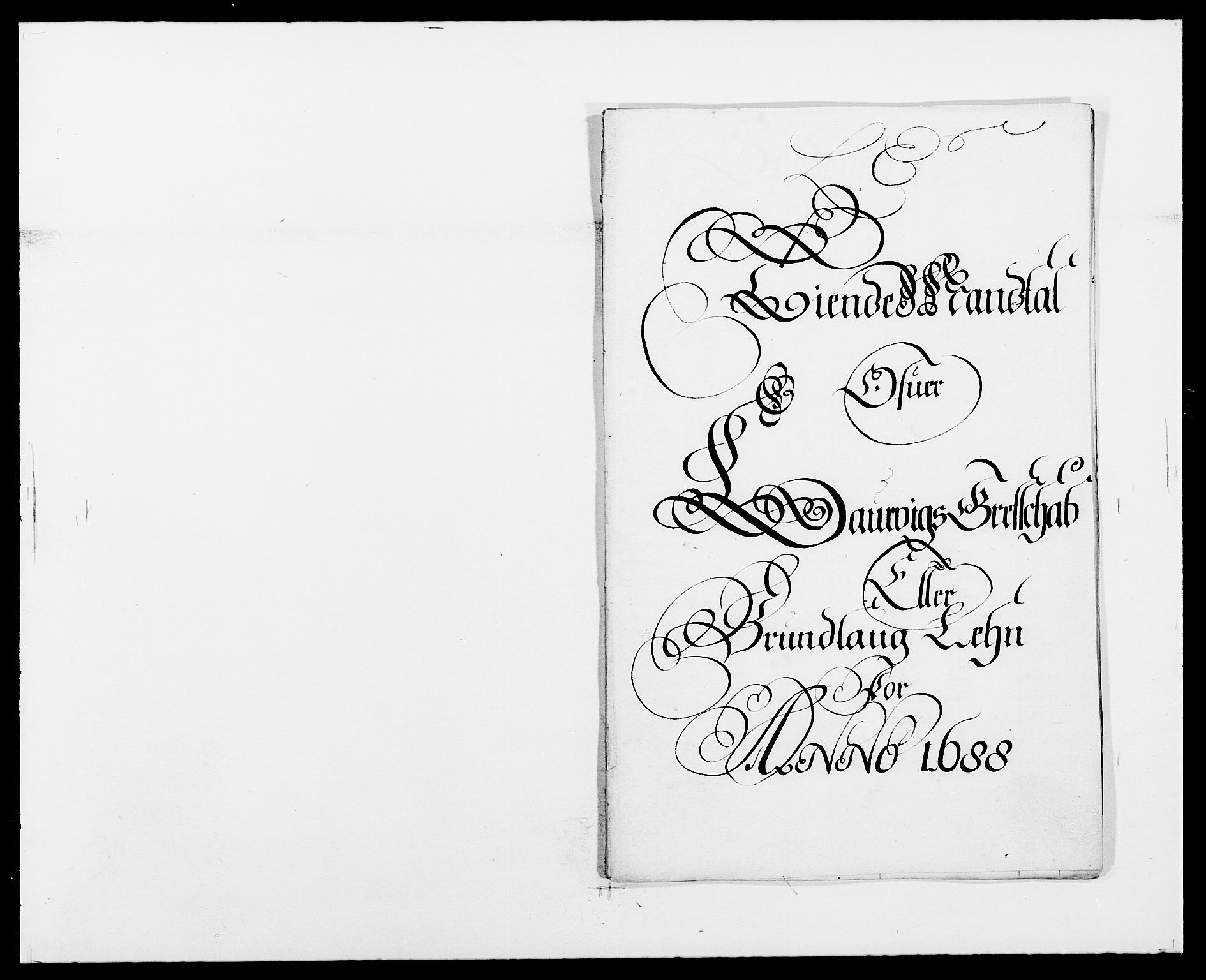 Rentekammeret inntil 1814, Reviderte regnskaper, Fogderegnskap, RA/EA-4092/R33/L1971: Fogderegnskap Larvik grevskap, 1688-1689, p. 114