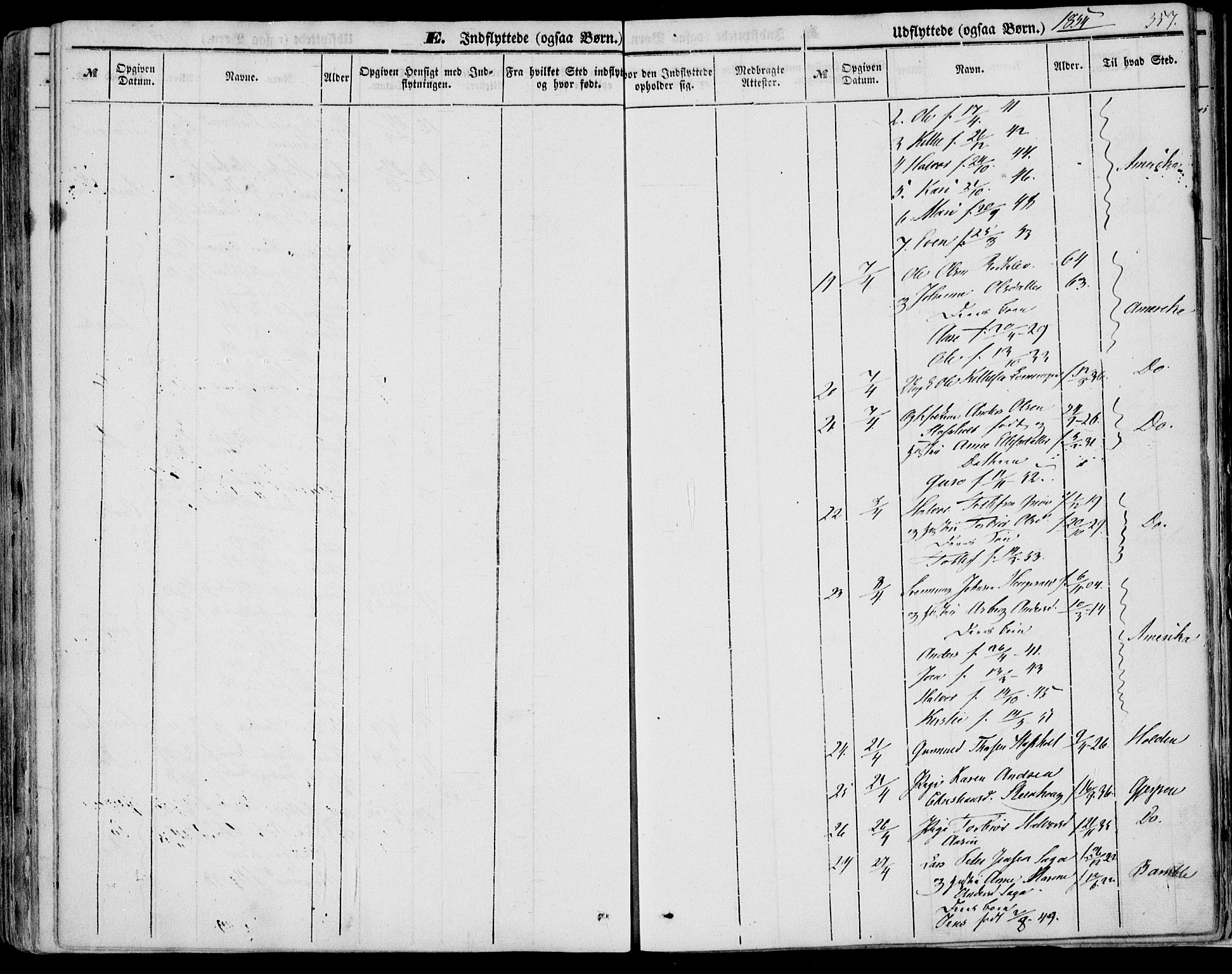 Bø kirkebøker, SAKO/A-257/F/Fa/L0008: Parish register (official) no. 8, 1849-1861, p. 357