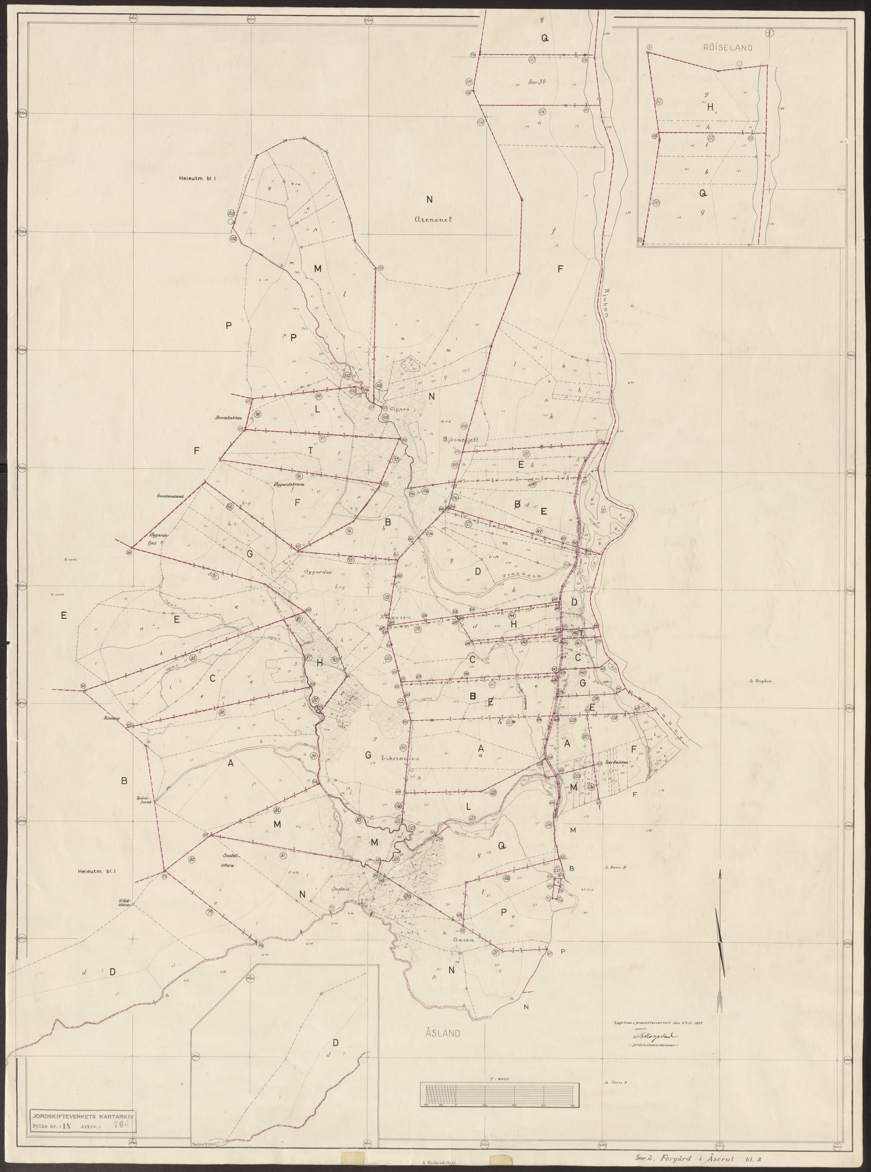 Jordskifteverkets kartarkiv, AV/RA-S-3929/T, 1859-1988, p. 960