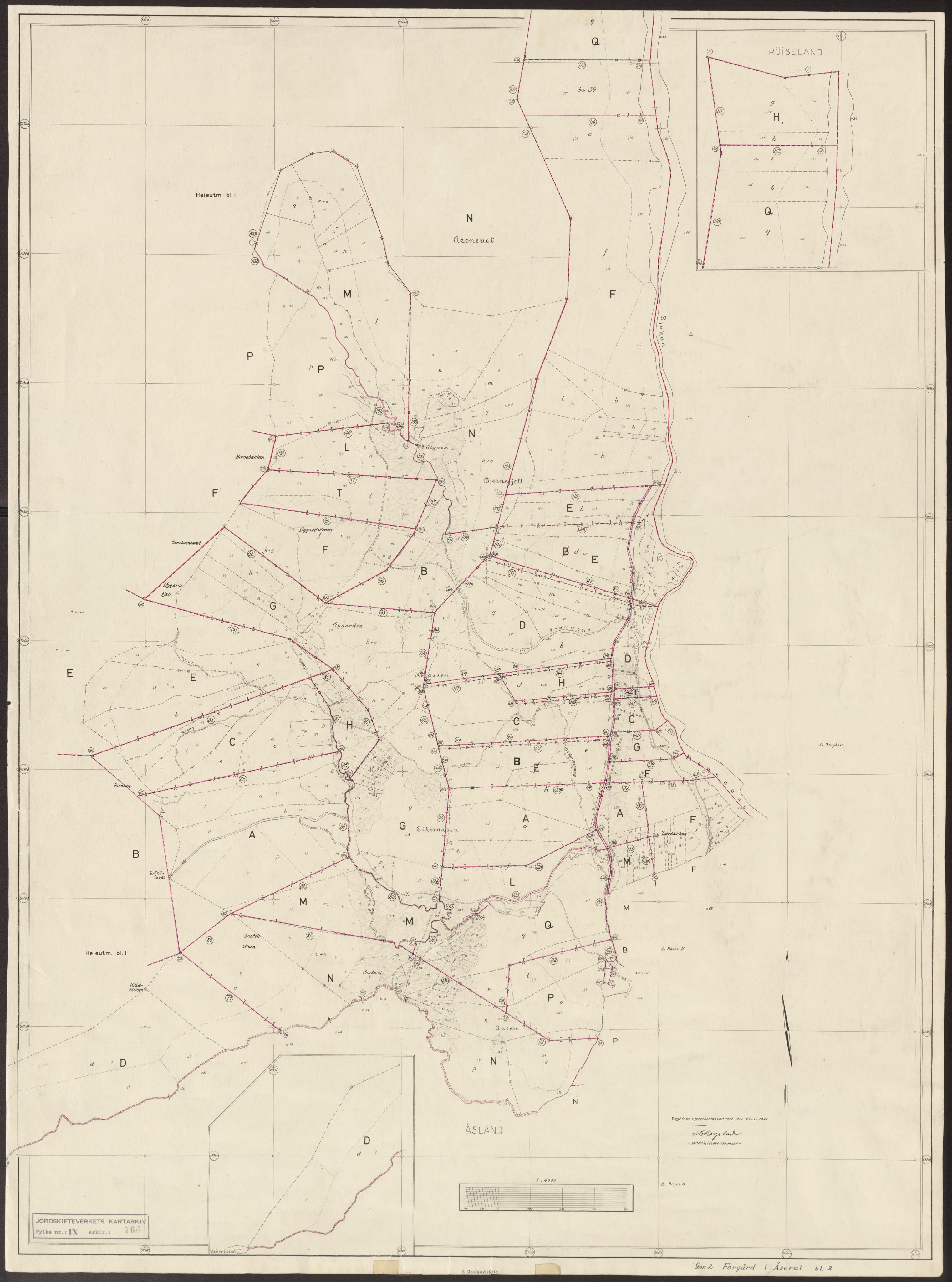 Jordskifteverkets kartarkiv, RA/S-3929/T, 1859-1988, p. 960