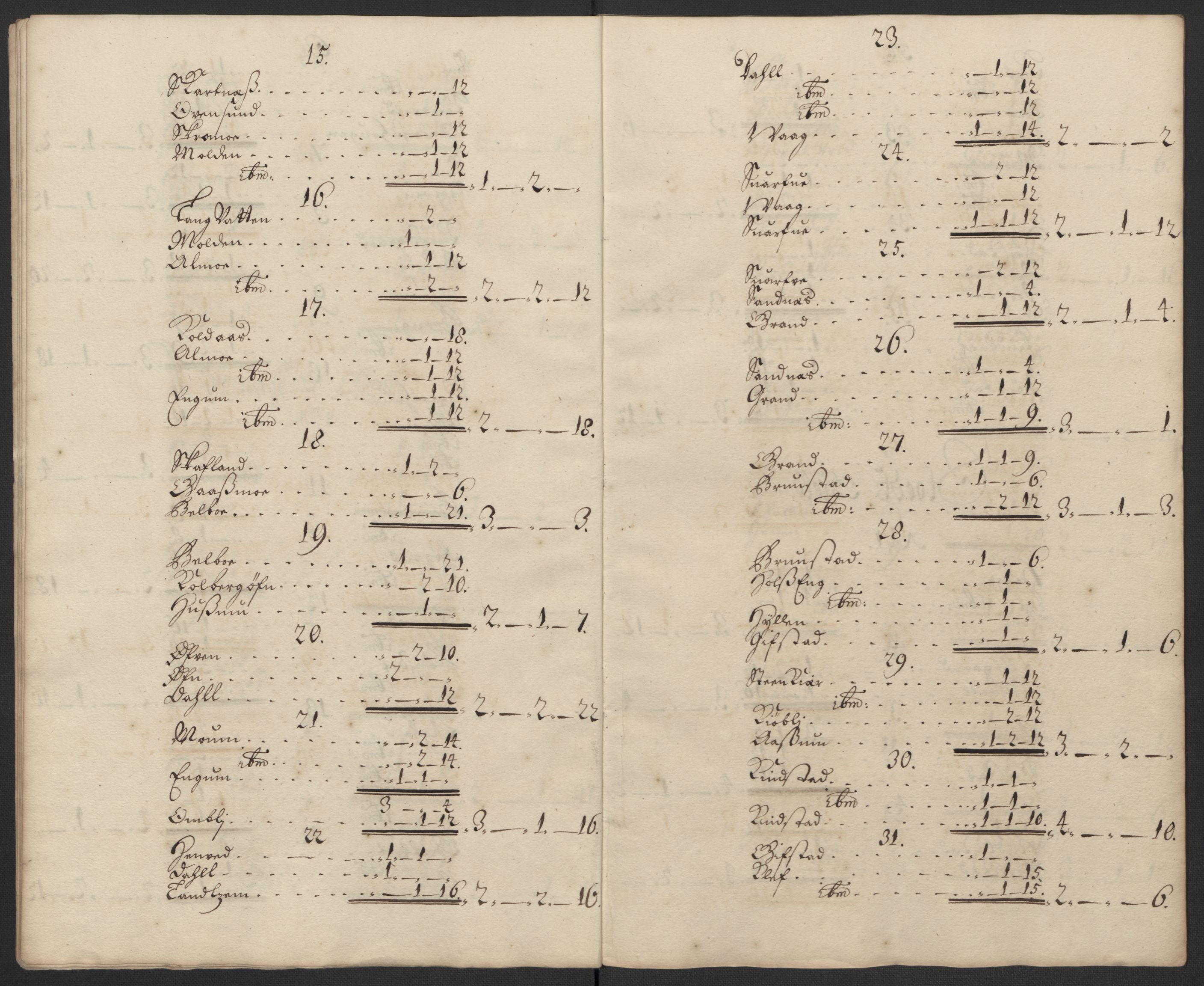 Rentekammeret inntil 1814, Reviderte regnskaper, Fogderegnskap, AV/RA-EA-4092/R63/L4310: Fogderegnskap Inderøy, 1698-1699, p. 87