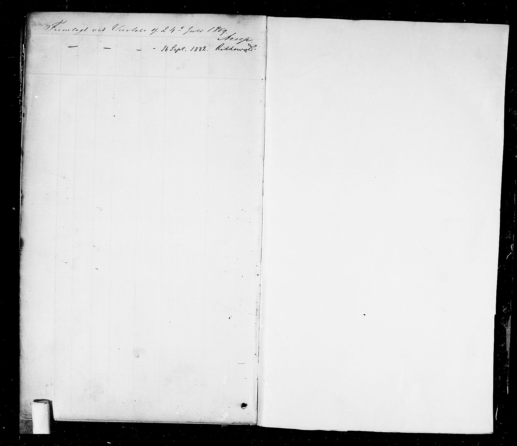 Halden prestekontor Kirkebøker, AV/SAO-A-10909/G/Ga/L0006: Parish register (copy) no. 6, 1869-1884