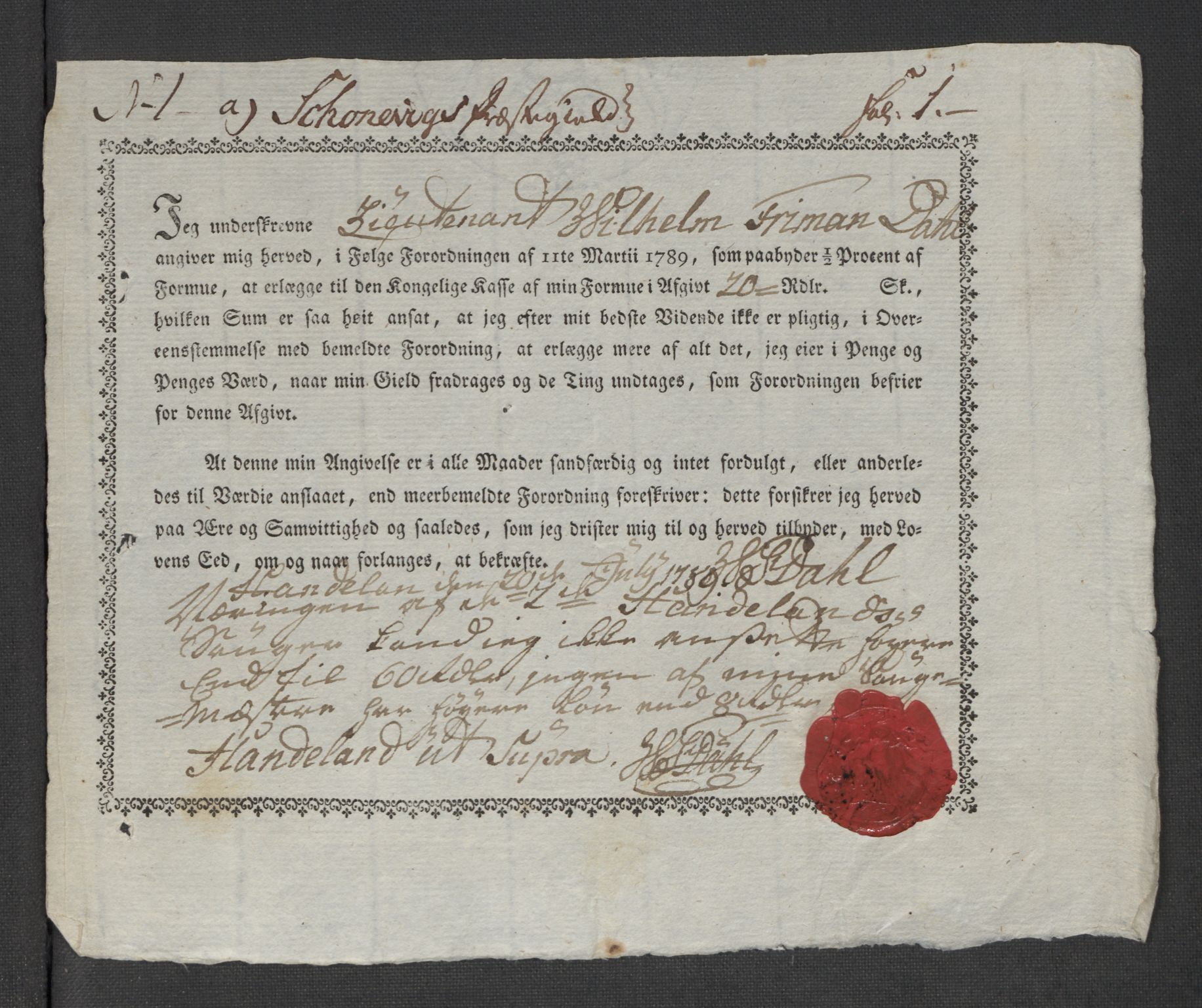 Rentekammeret inntil 1814, Reviderte regnskaper, Mindre regnskaper, RA/EA-4068/Rf/Rfe/L0049: Sunnhordland og Hardanger fogderi, Sunnmøre fogderi, 1789, p. 298