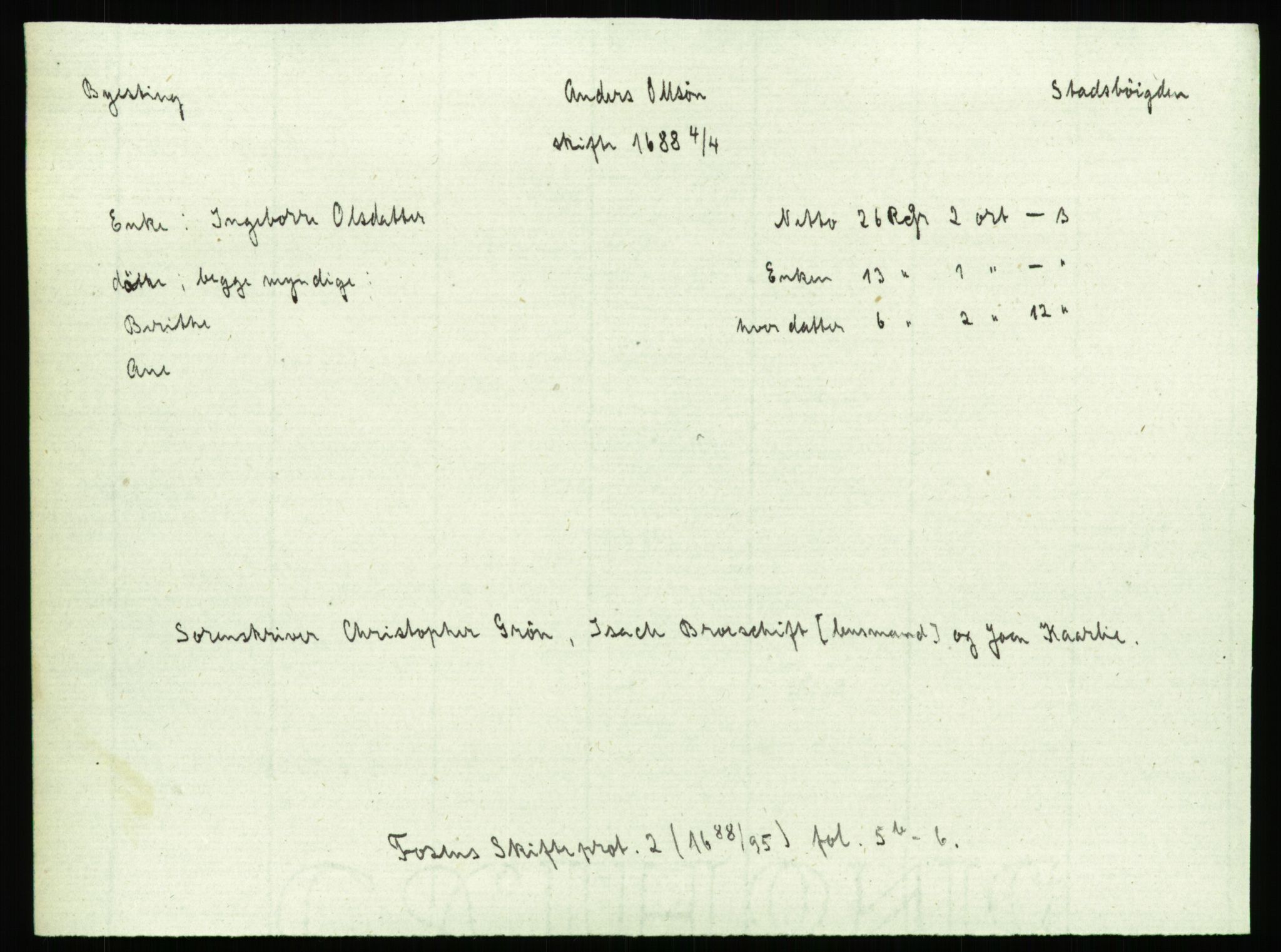 Fosen sorenskriveri, AV/SAT-A-1107/1/3, 1681-1783, p. 185