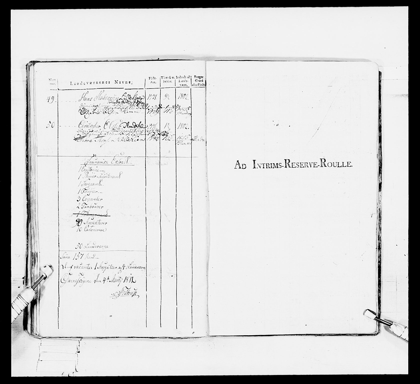 Generalitets- og kommissariatskollegiet, Det kongelige norske kommissariatskollegium, AV/RA-EA-5420/E/Eh/L0113: Vesterlenske nasjonale infanteriregiment, 1812, p. 468