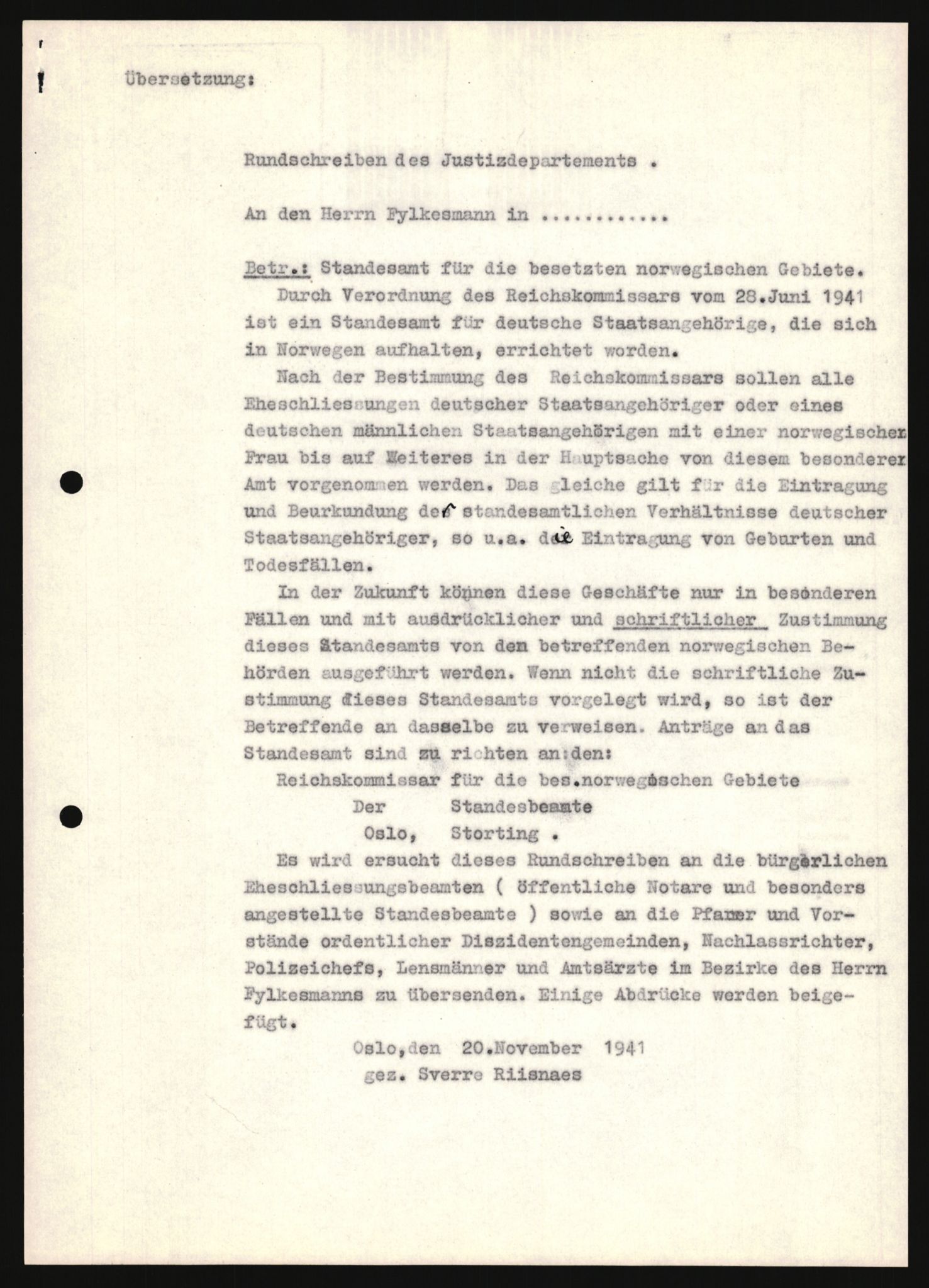 Forsvarets Overkommando. 2 kontor. Arkiv 11.4. Spredte tyske arkivsaker, AV/RA-RAFA-7031/D/Dar/Darb/L0013: Reichskommissariat - Hauptabteilung Vervaltung, 1917-1942, p. 1462