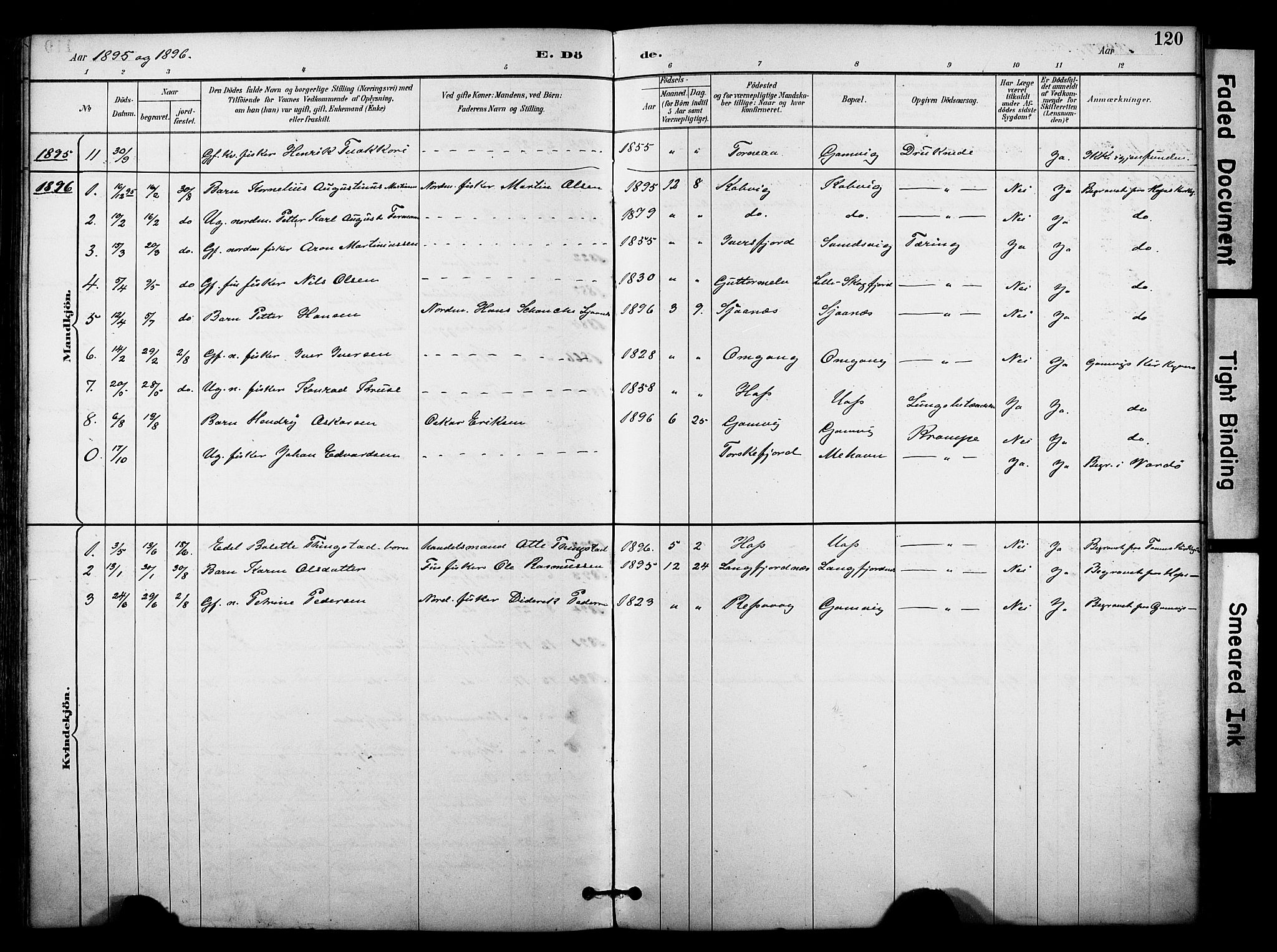 Tana sokneprestkontor, SATØ/S-1334/H/Ha/L0006kirke: Parish register (official) no. 6, 1892-1908, p. 120
