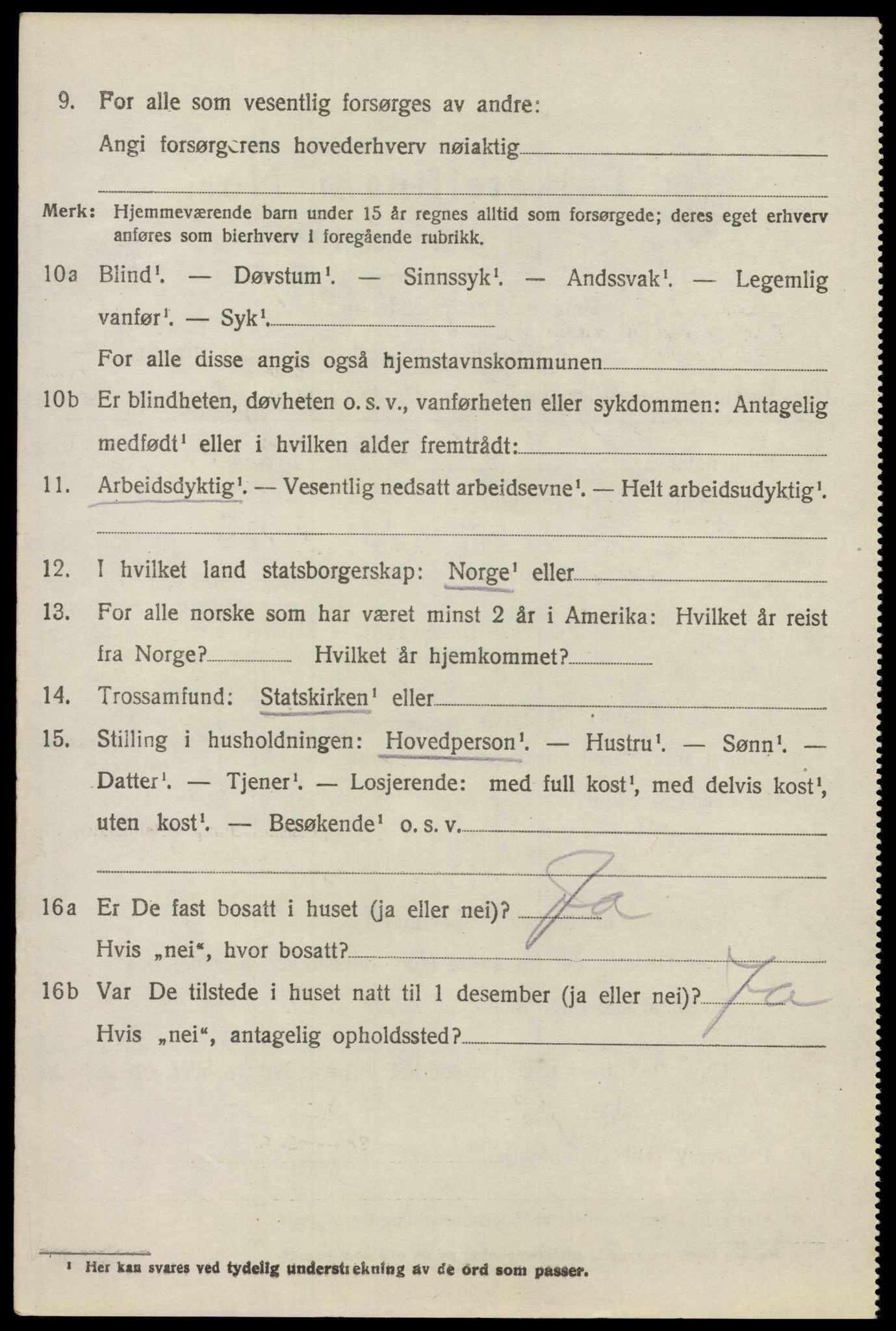 SAO, 1920 census for Gjerdrum, 1920, p. 2373
