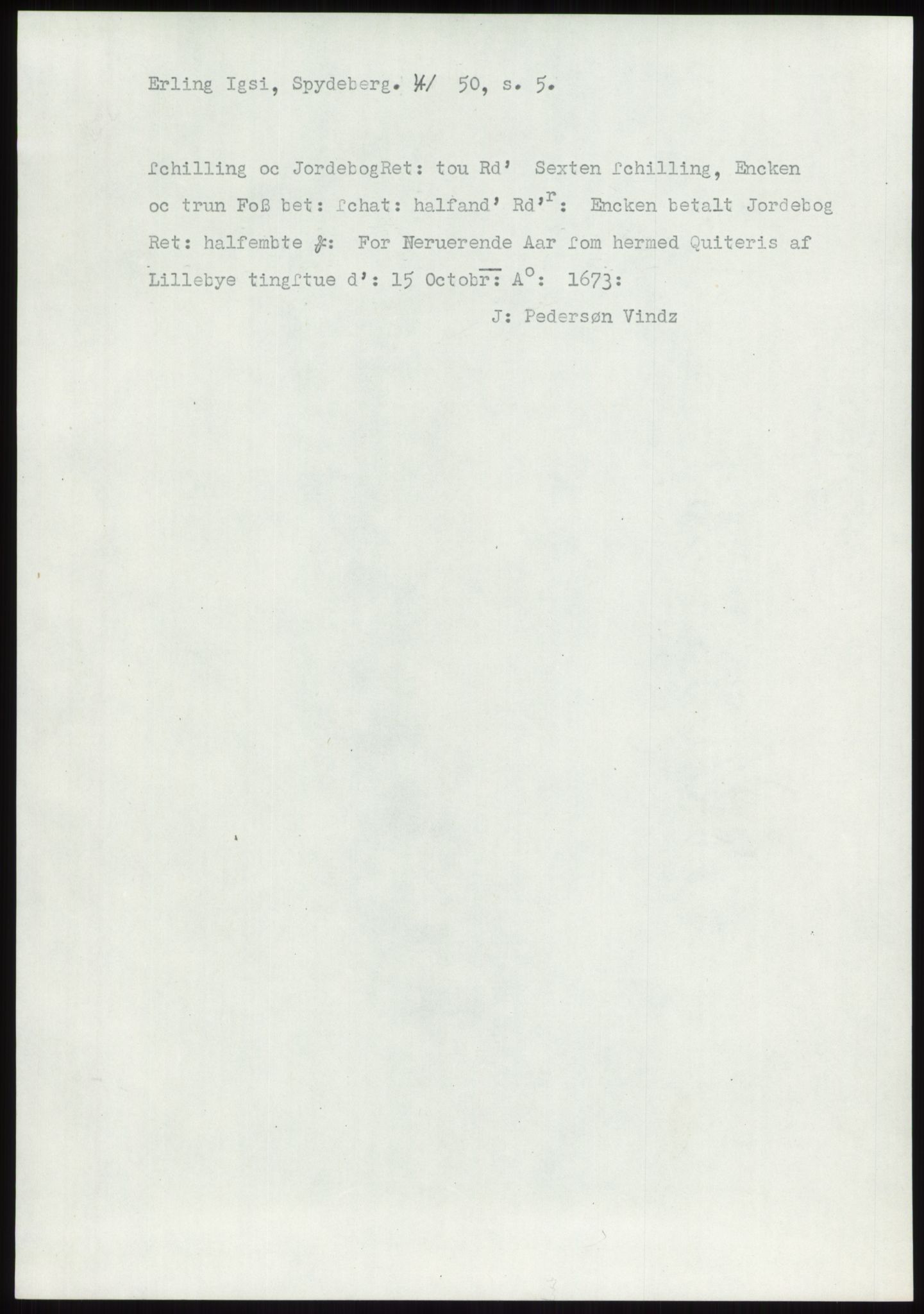 Samlinger til kildeutgivelse, Diplomavskriftsamlingen, RA/EA-4053/H/Ha, p. 443