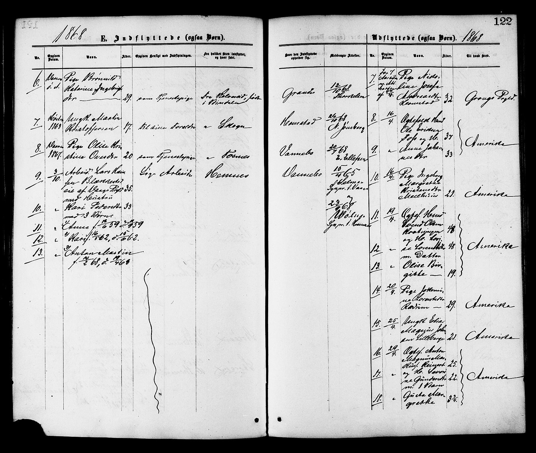 Ministerialprotokoller, klokkerbøker og fødselsregistre - Nord-Trøndelag, SAT/A-1458/764/L0554: Parish register (official) no. 764A09, 1867-1880, p. 122