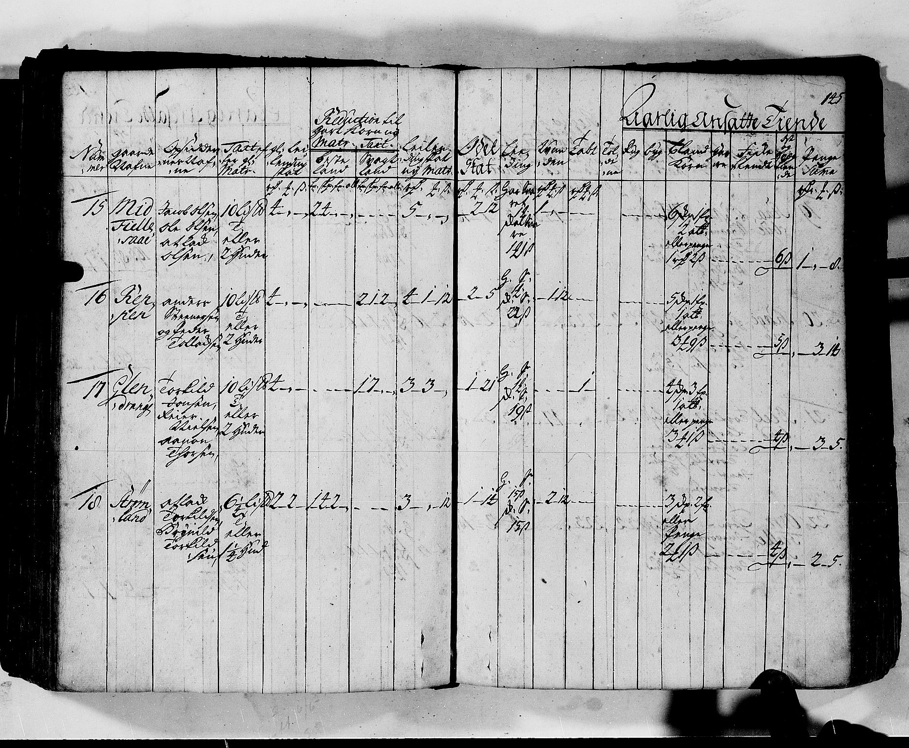 Rentekammeret inntil 1814, Realistisk ordnet avdeling, AV/RA-EA-4070/N/Nb/Nbf/L0130: Lista matrikkelprotokoll, 1723, p. 145