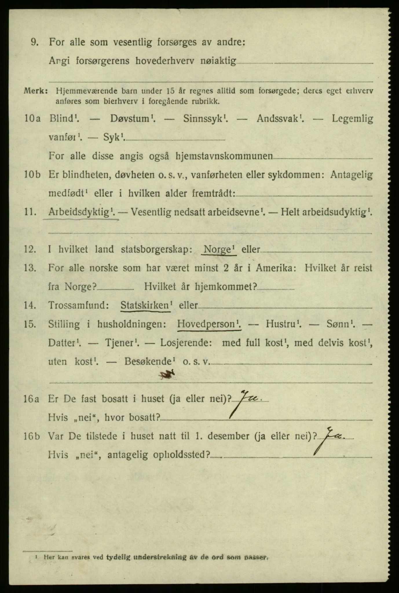 SAB, 1920 census for Nord-Vågsøy, 1920, p. 379