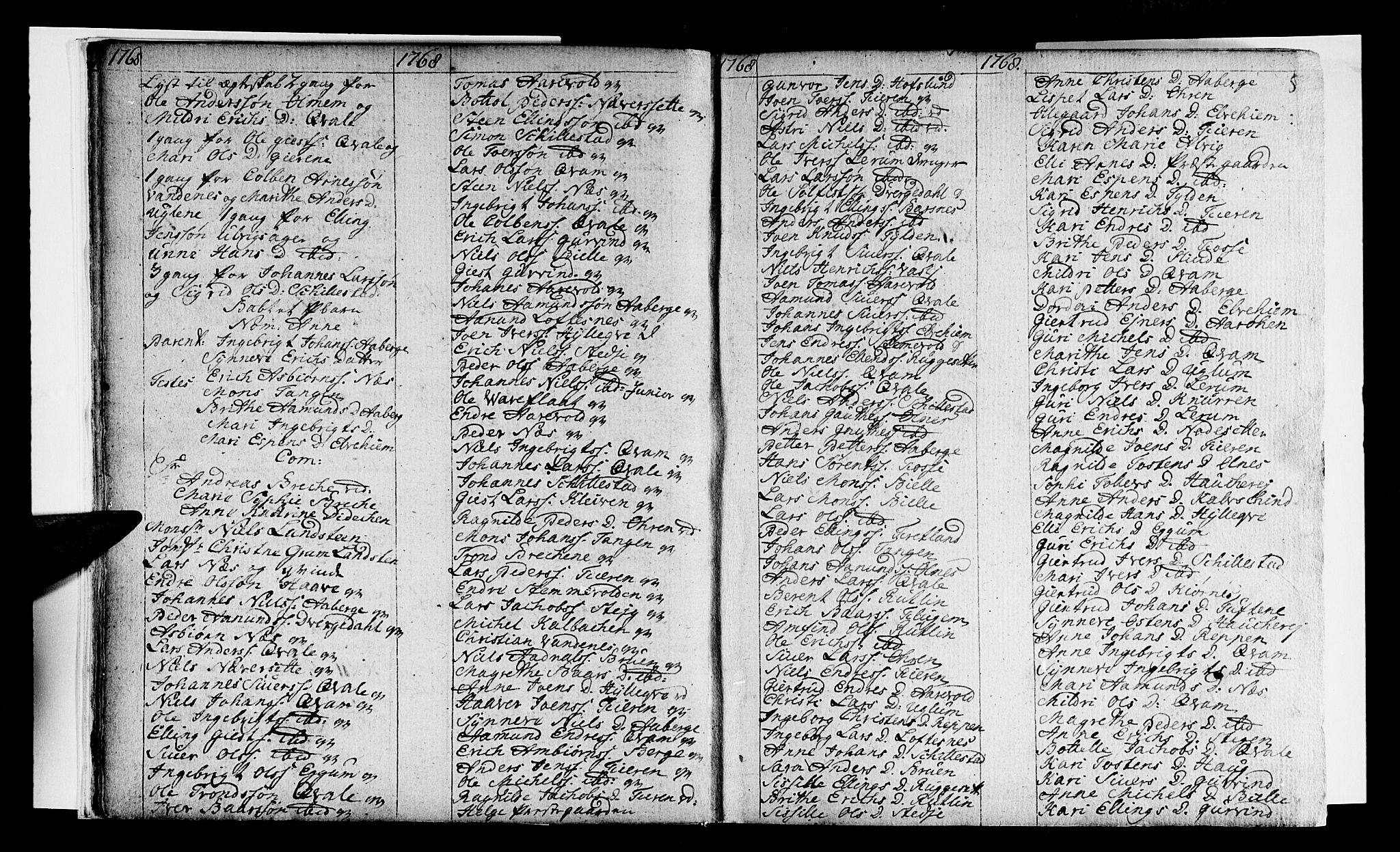 Sogndal sokneprestembete, AV/SAB-A-81301/H/Haa/Haaa/L0005: Parish register (official) no. A 5, 1768-1782, p. 5