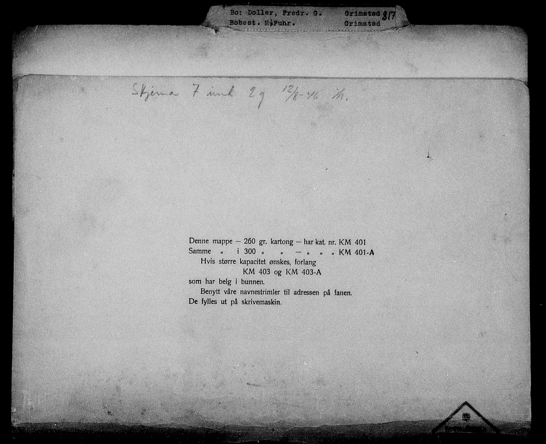 Justisdepartementet, Tilbakeføringskontoret for inndratte formuer, AV/RA-S-1564/H/Hc/Hcd/L0993: --, 1945-1947, p. 246