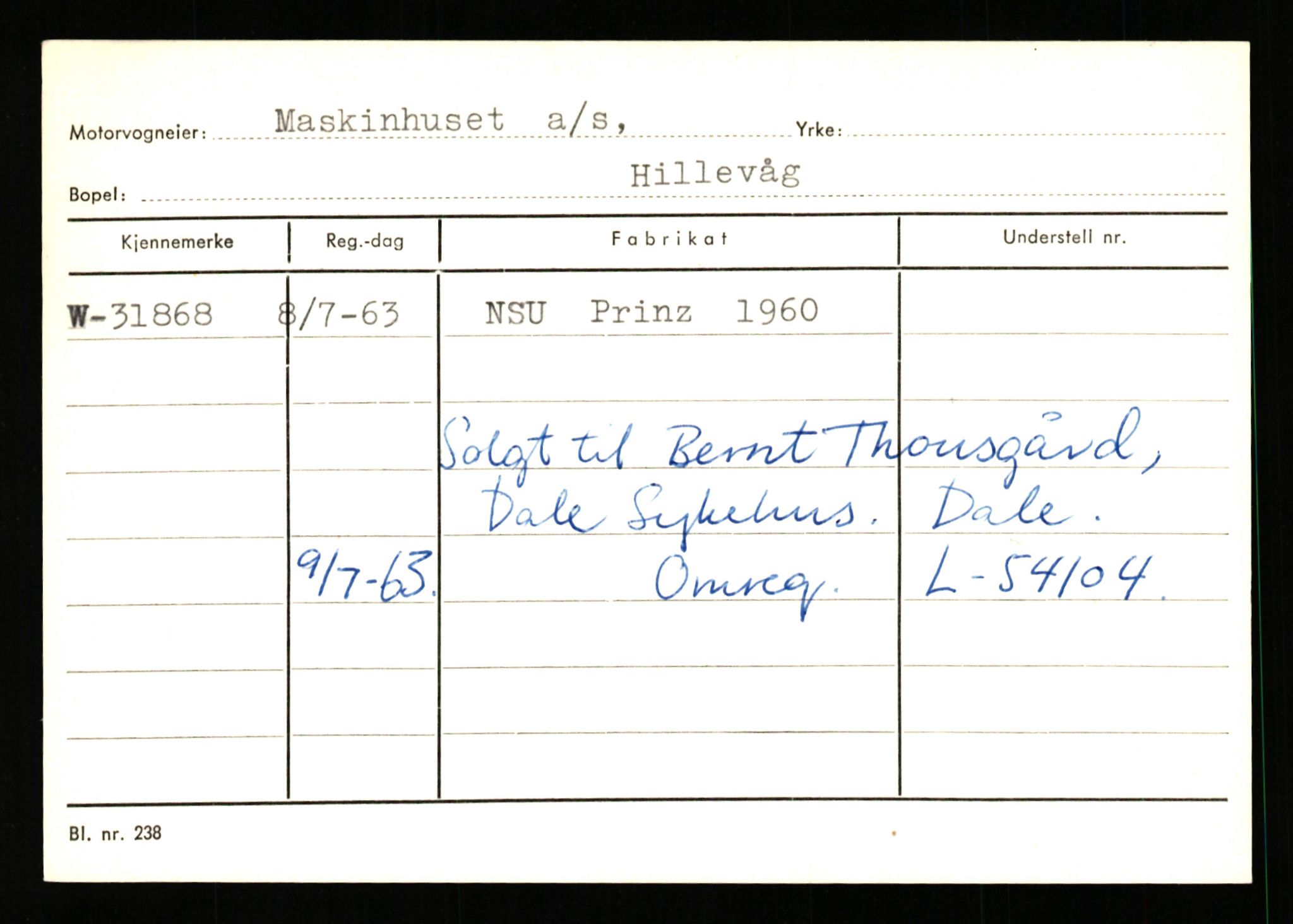 Stavanger trafikkstasjon, AV/SAST-A-101942/0/G/L0005: Registreringsnummer: 23000 - 34245, 1930-1971, p. 2708