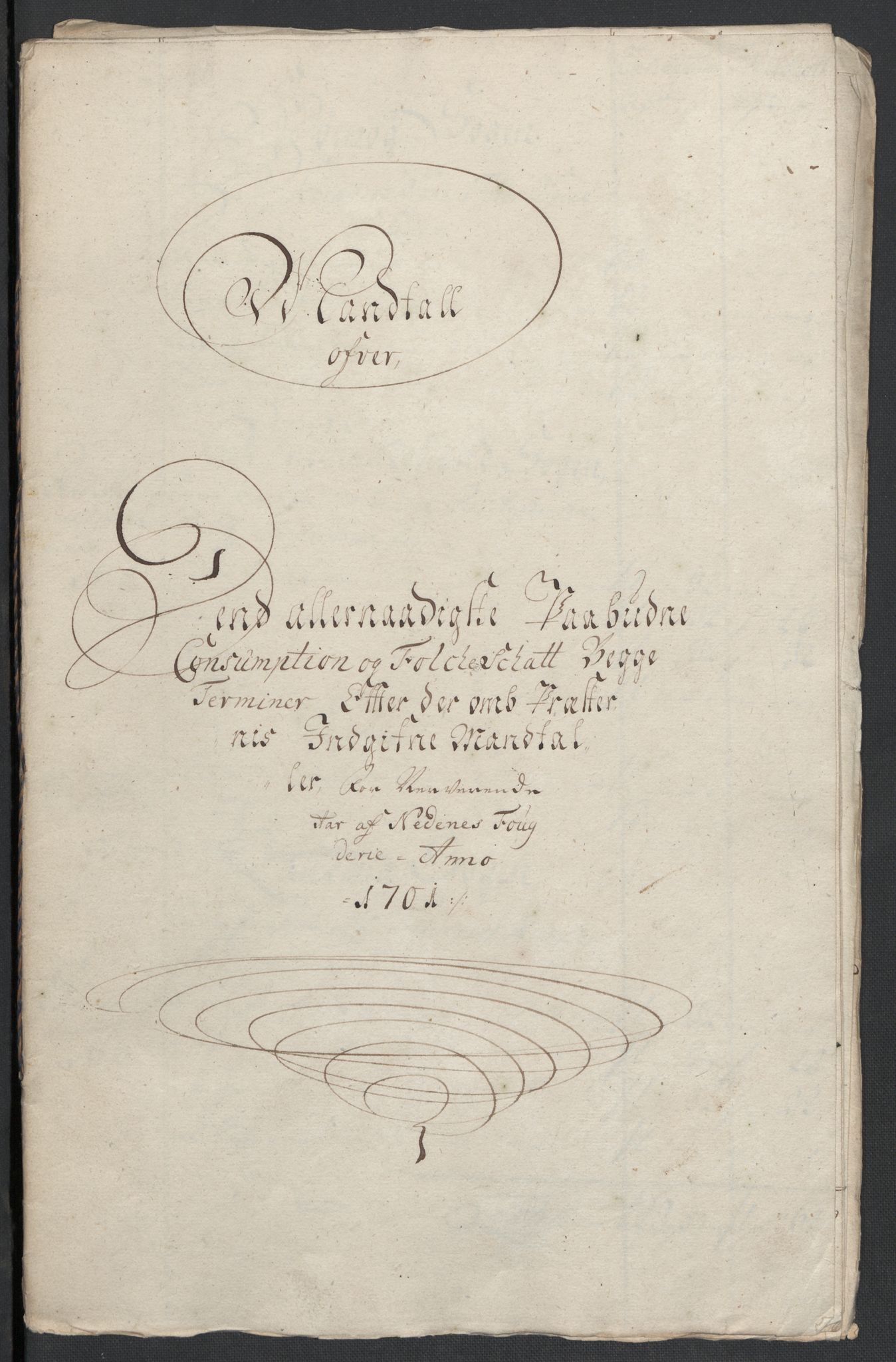 Rentekammeret inntil 1814, Reviderte regnskaper, Fogderegnskap, AV/RA-EA-4092/R39/L2315: Fogderegnskap Nedenes, 1700-1701, p. 251