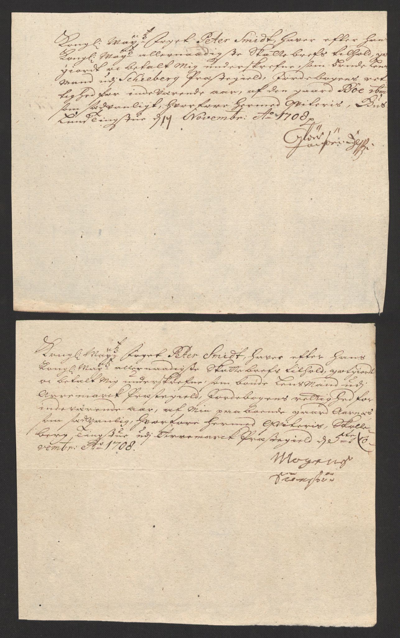 Rentekammeret inntil 1814, Reviderte regnskaper, Fogderegnskap, AV/RA-EA-4092/R01/L0018: Fogderegnskap Idd og Marker, 1707-1709, p. 234