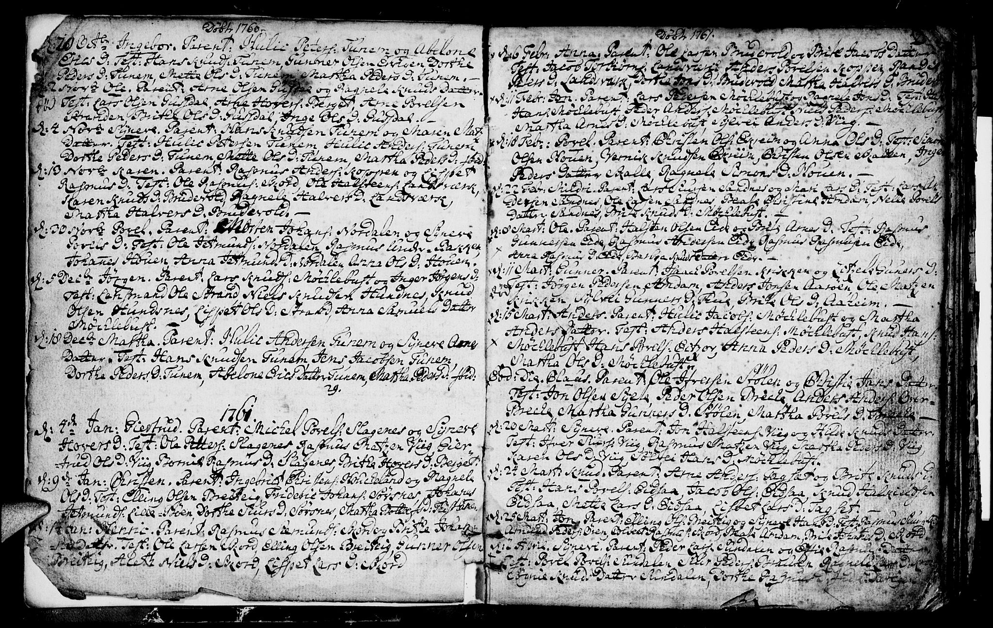 Ministerialprotokoller, klokkerbøker og fødselsregistre - Møre og Romsdal, SAT/A-1454/501/L0002: Parish register (official) no. 501A02, 1760-1816, p. 2