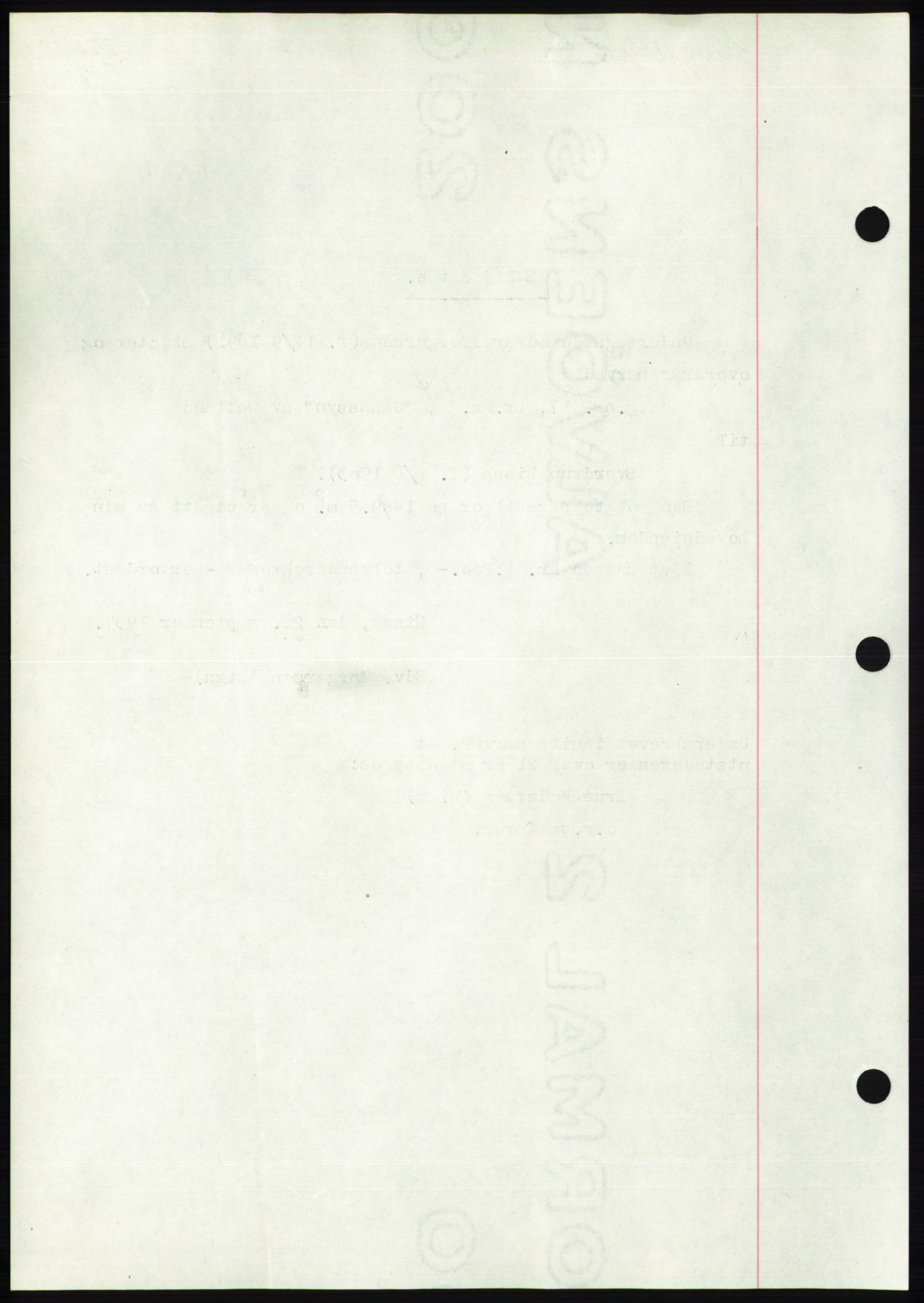 Jæren sorenskriveri, SAST/A-100310/03/G/Gba/L0069: Mortgage book, 1937-1937, Diary no: : 3166/1937