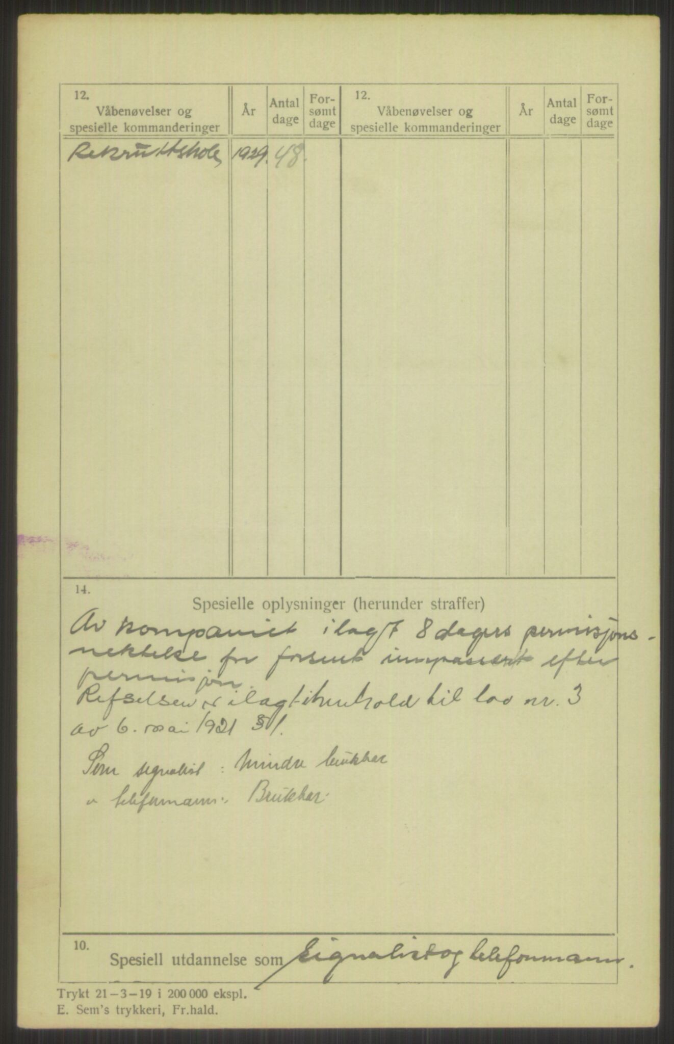 Forsvaret, Troms infanteriregiment nr. 16, AV/RA-RAFA-3146/P/Pa/L0013/0004: Rulleblad / Rulleblad for regimentets menige mannskaper, årsklasse 1929, 1929, p. 1258