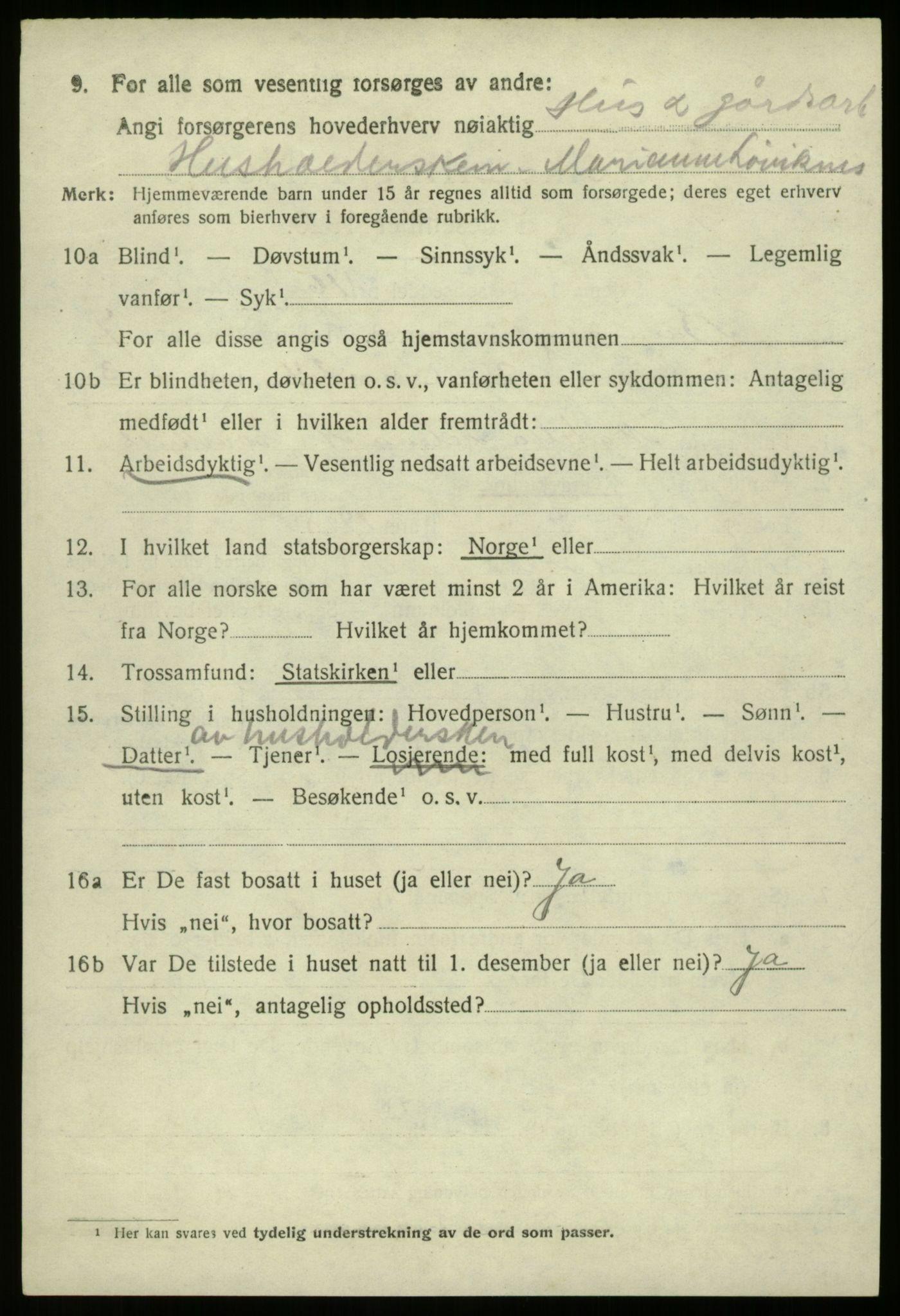 SAB, 1920 census for Bremanger, 1920, p. 4433