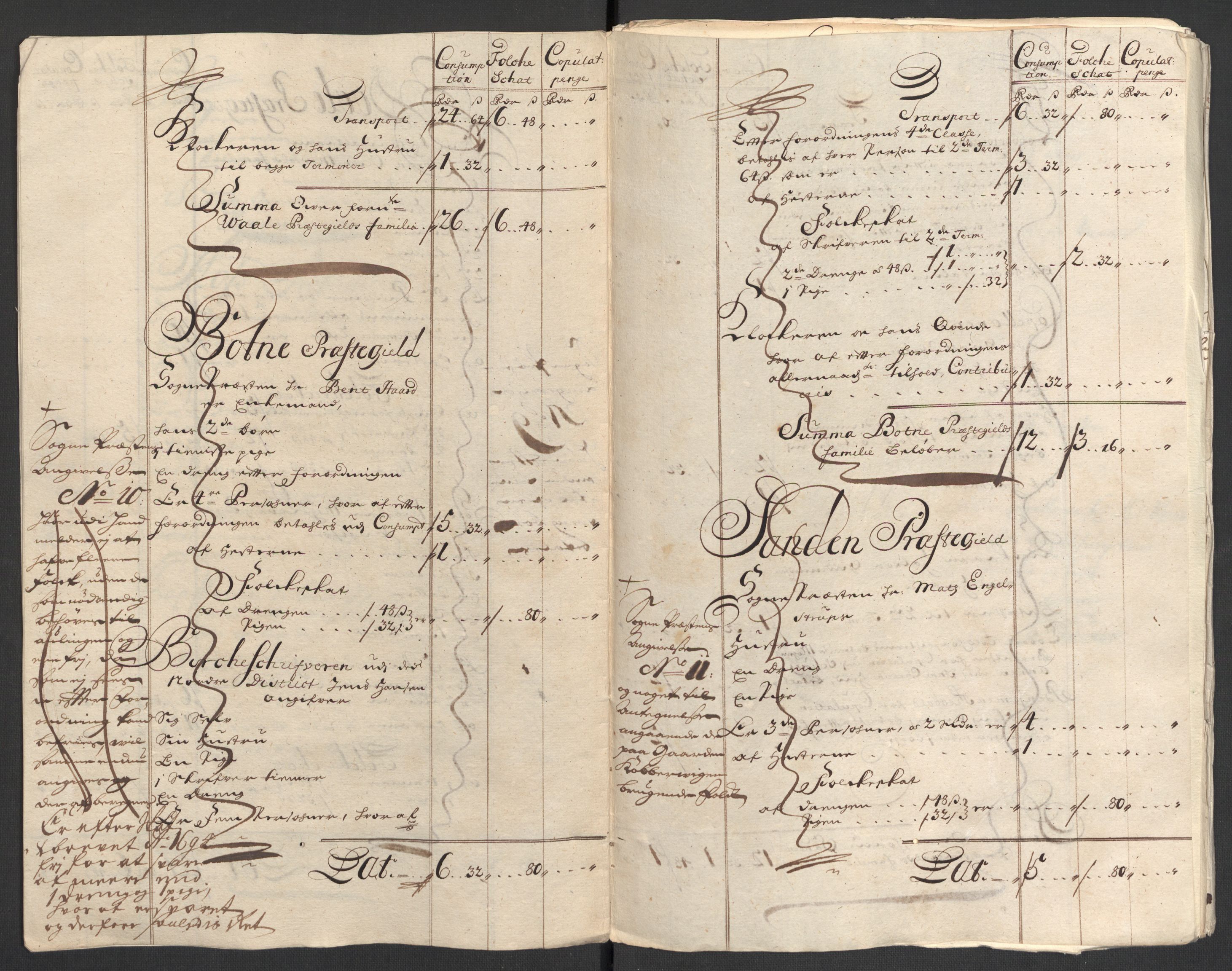 Rentekammeret inntil 1814, Reviderte regnskaper, Fogderegnskap, RA/EA-4092/R32/L1870: Fogderegnskap Jarlsberg grevskap, 1702, p. 171