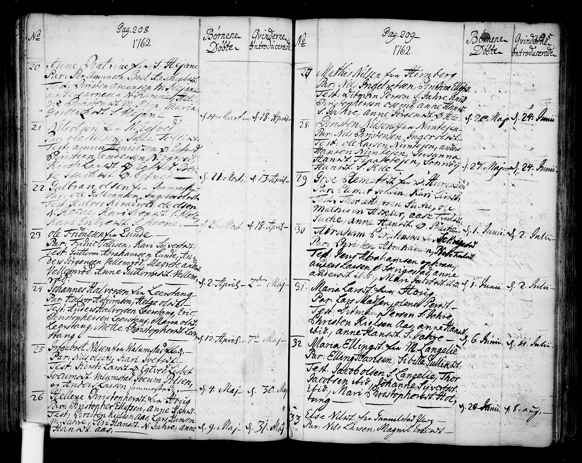 Ramnes kirkebøker, AV/SAKO-A-314/F/Fa/L0001: Parish register (official) no. I 1, 1732-1774, p. 105