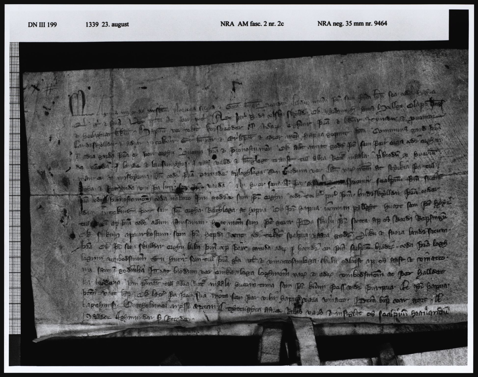Riksarkivets diplomsamling, AV/RA-EA-5965/F05/L0004: NRA AM fasc. 2 nr. 1-2c, 1301-1339, p. 24
