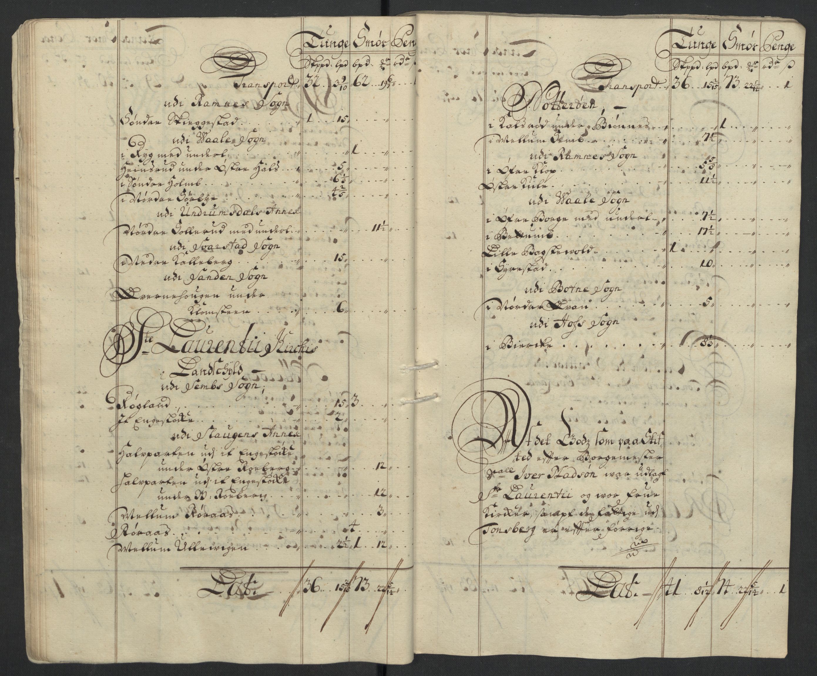 Rentekammeret inntil 1814, Reviderte regnskaper, Fogderegnskap, AV/RA-EA-4092/R32/L1871: Fogderegnskap Jarlsberg grevskap, 1703-1705, p. 572