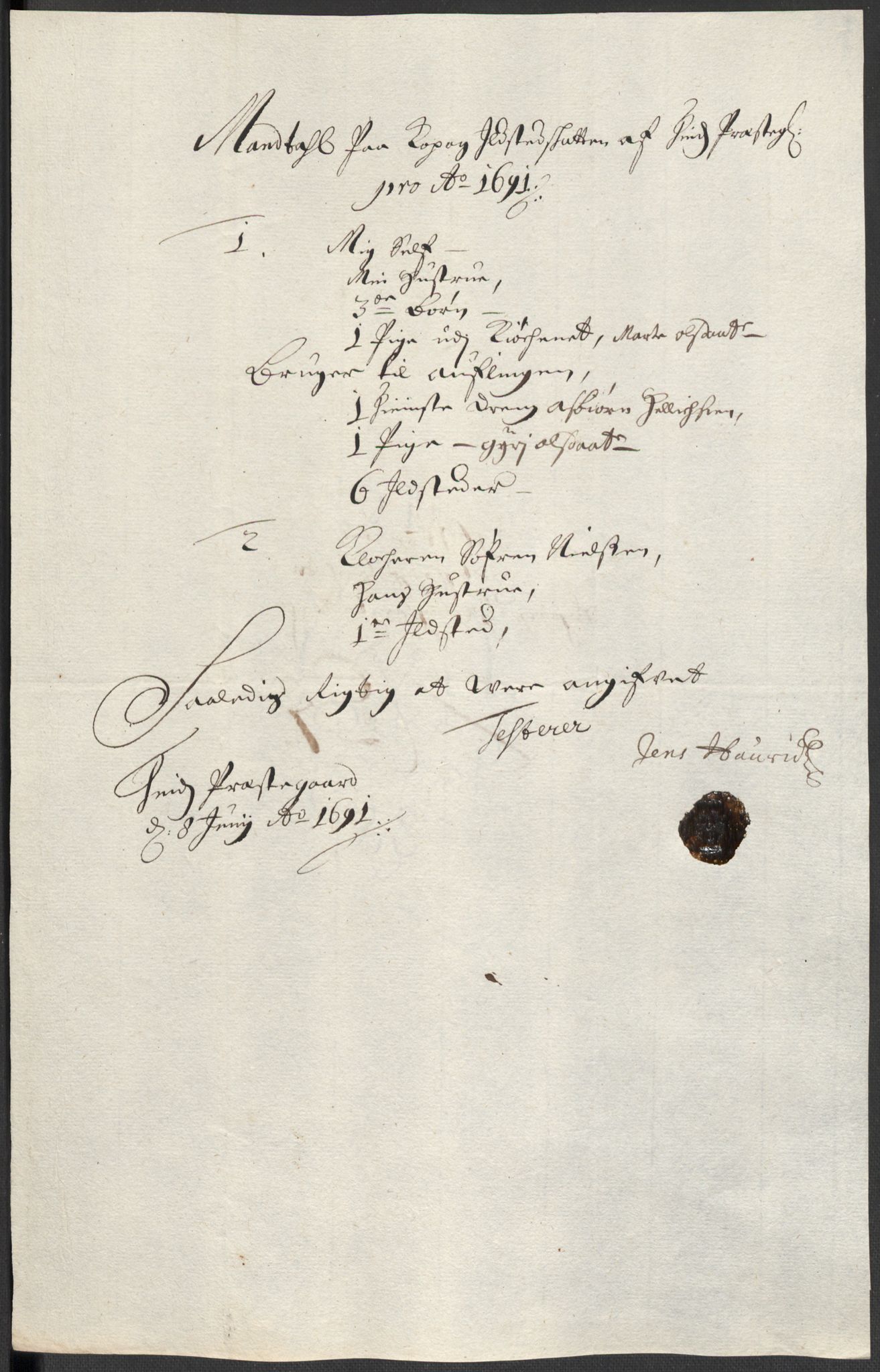 Rentekammeret inntil 1814, Reviderte regnskaper, Fogderegnskap, AV/RA-EA-4092/R35/L2089: Fogderegnskap Øvre og Nedre Telemark, 1690-1692, p. 481