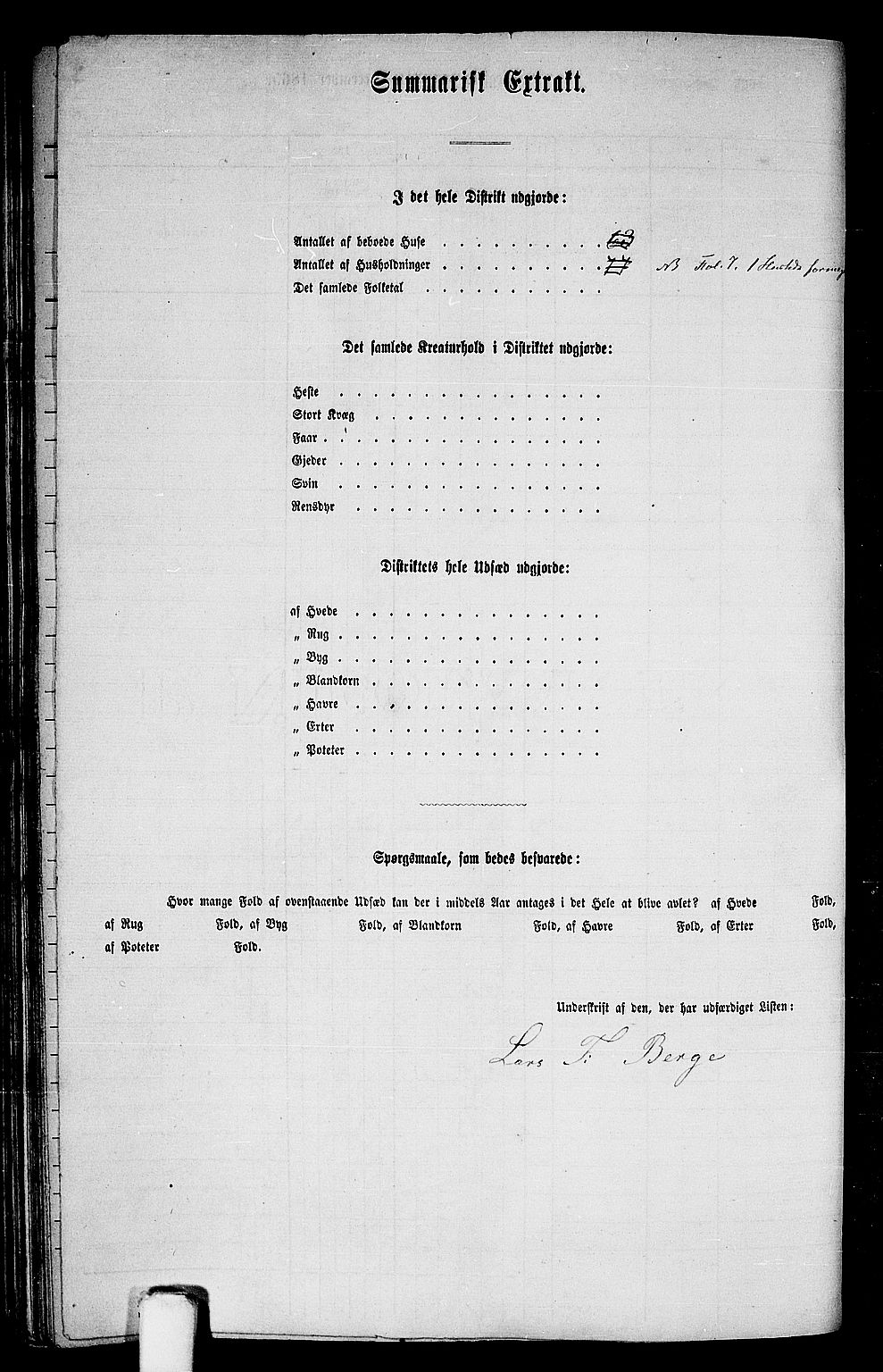 RA, 1865 census for Tysnes, 1865, p. 167