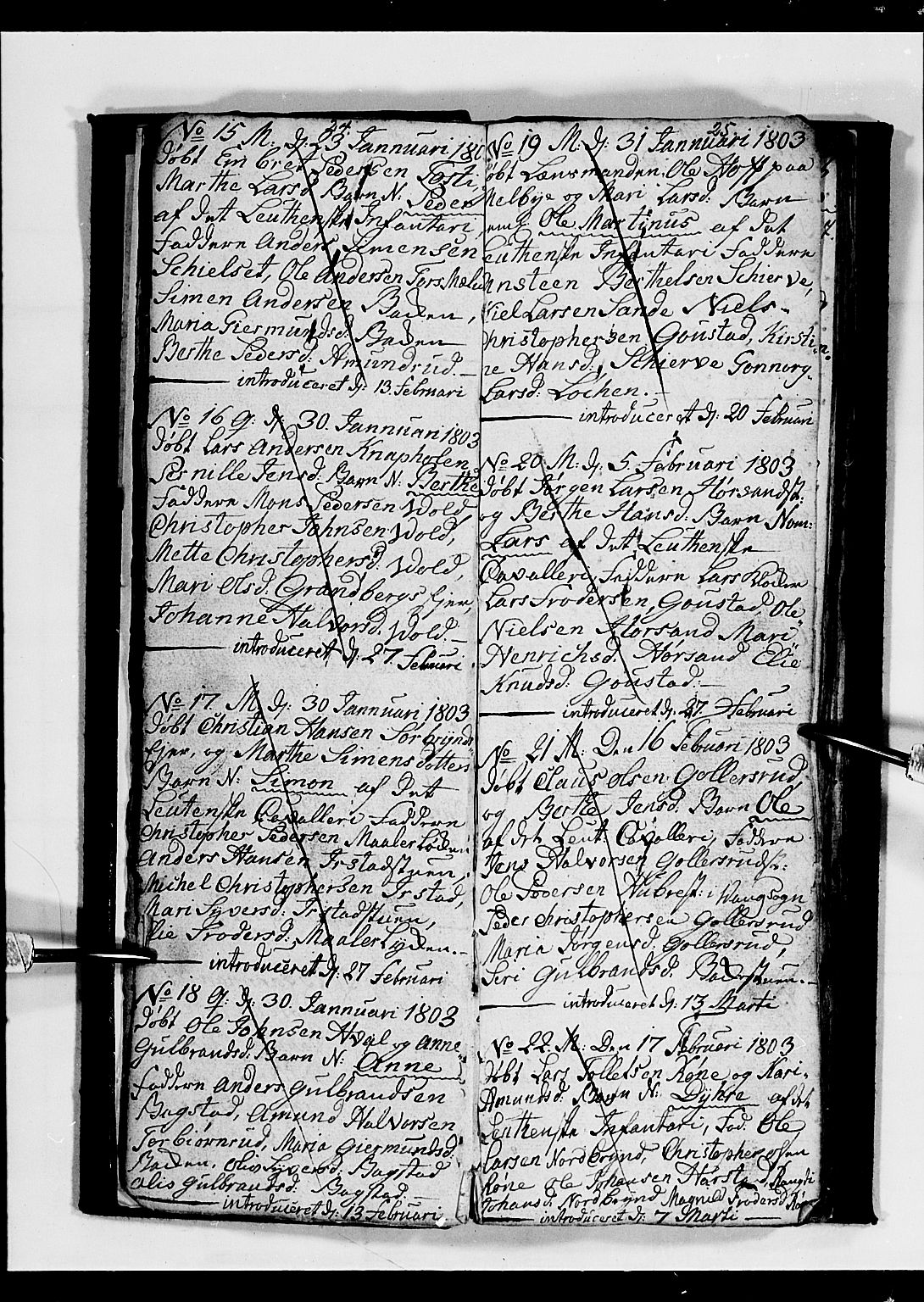 Romedal prestekontor, SAH/PREST-004/L/L0003: Parish register (copy) no. 3, 1801-1806, p. 24-25