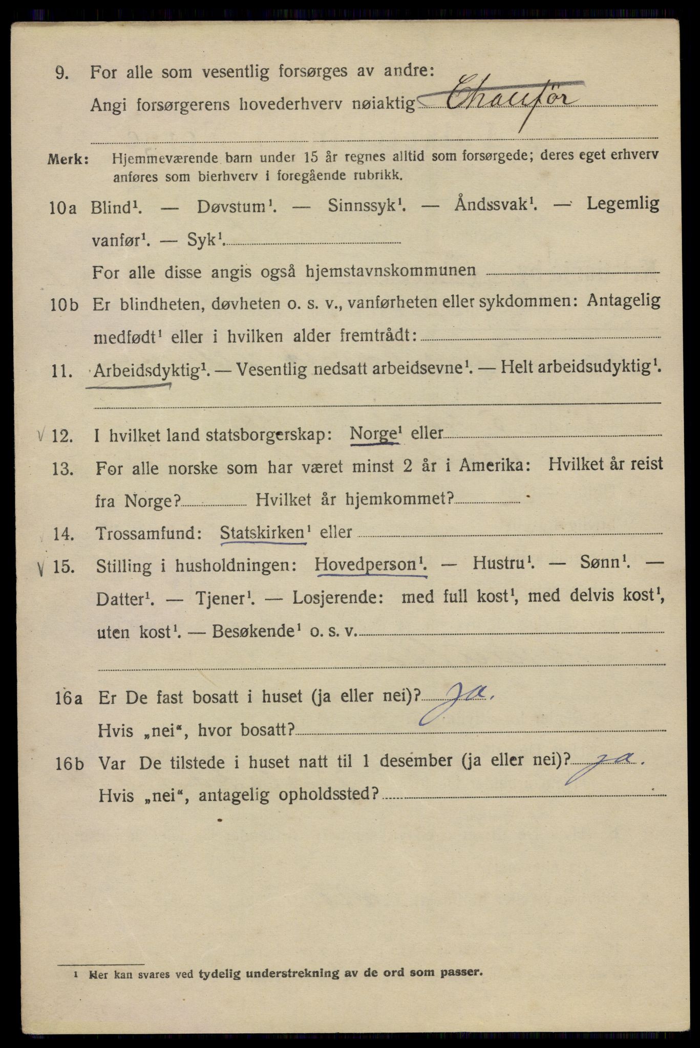 SAO, 1920 census for Kristiania, 1920, p. 225834