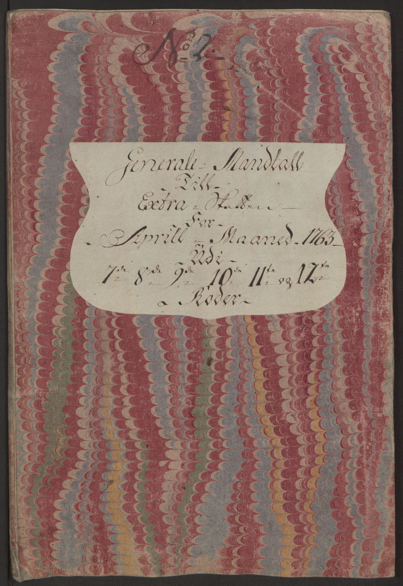 Rentekammeret inntil 1814, Reviderte regnskaper, Byregnskaper, AV/RA-EA-4066/R/Rp/L0366/0001: [P20] Kontribusjonsregnskap / Ekstraskatt, 1763, p. 70