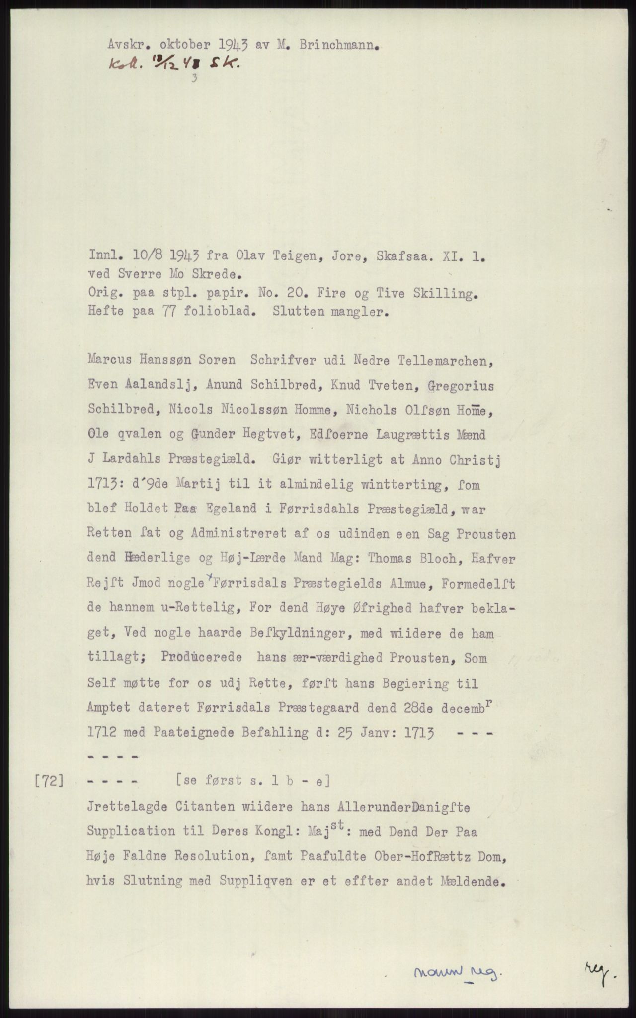 Samlinger til kildeutgivelse, Diplomavskriftsamlingen, RA/EA-4053/H/Ha, p. 3796