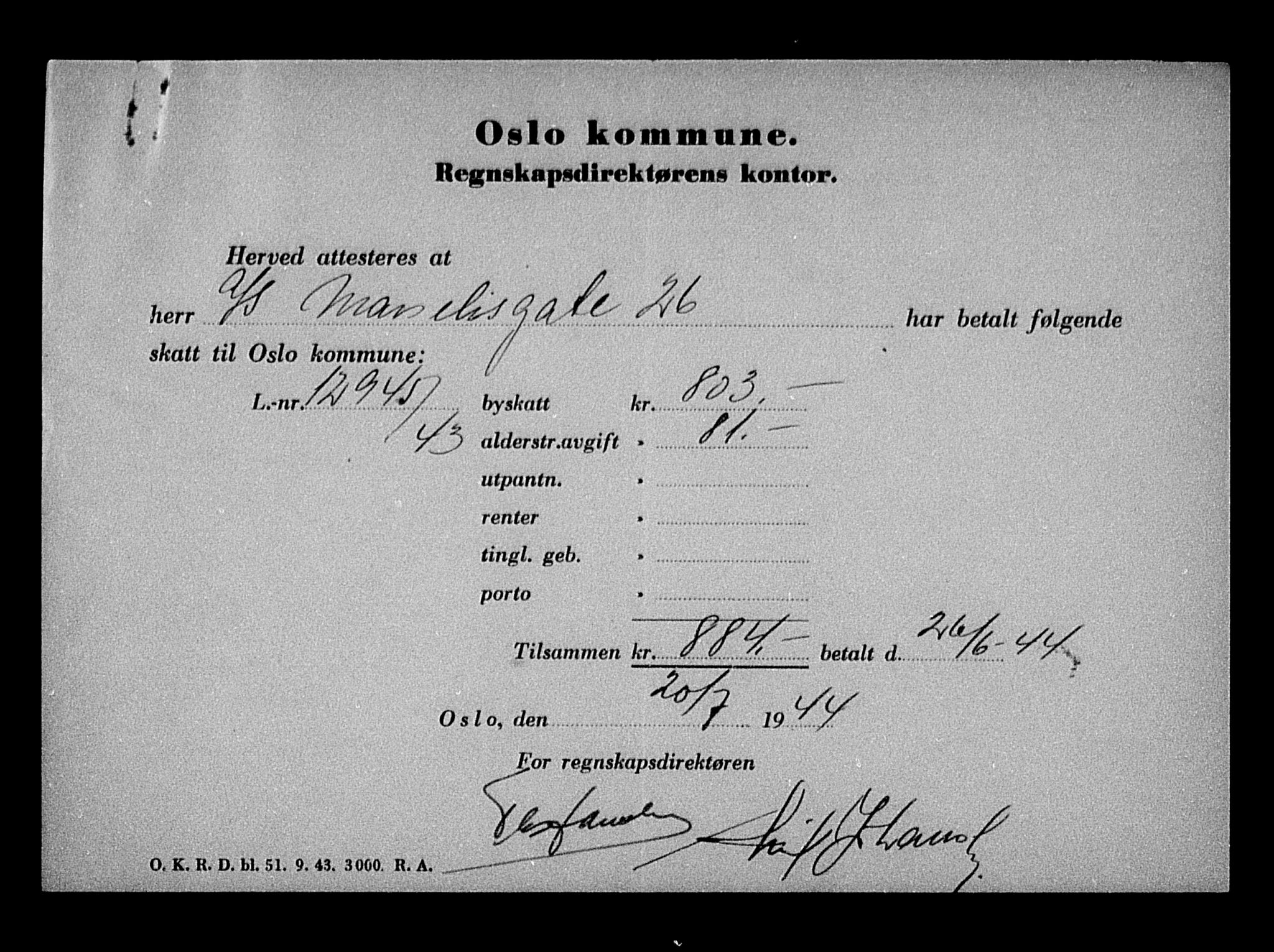 Justisdepartementet, Tilbakeføringskontoret for inndratte formuer, AV/RA-S-1564/H/Hc/Hcc/L0973: --, 1945-1947, p. 30