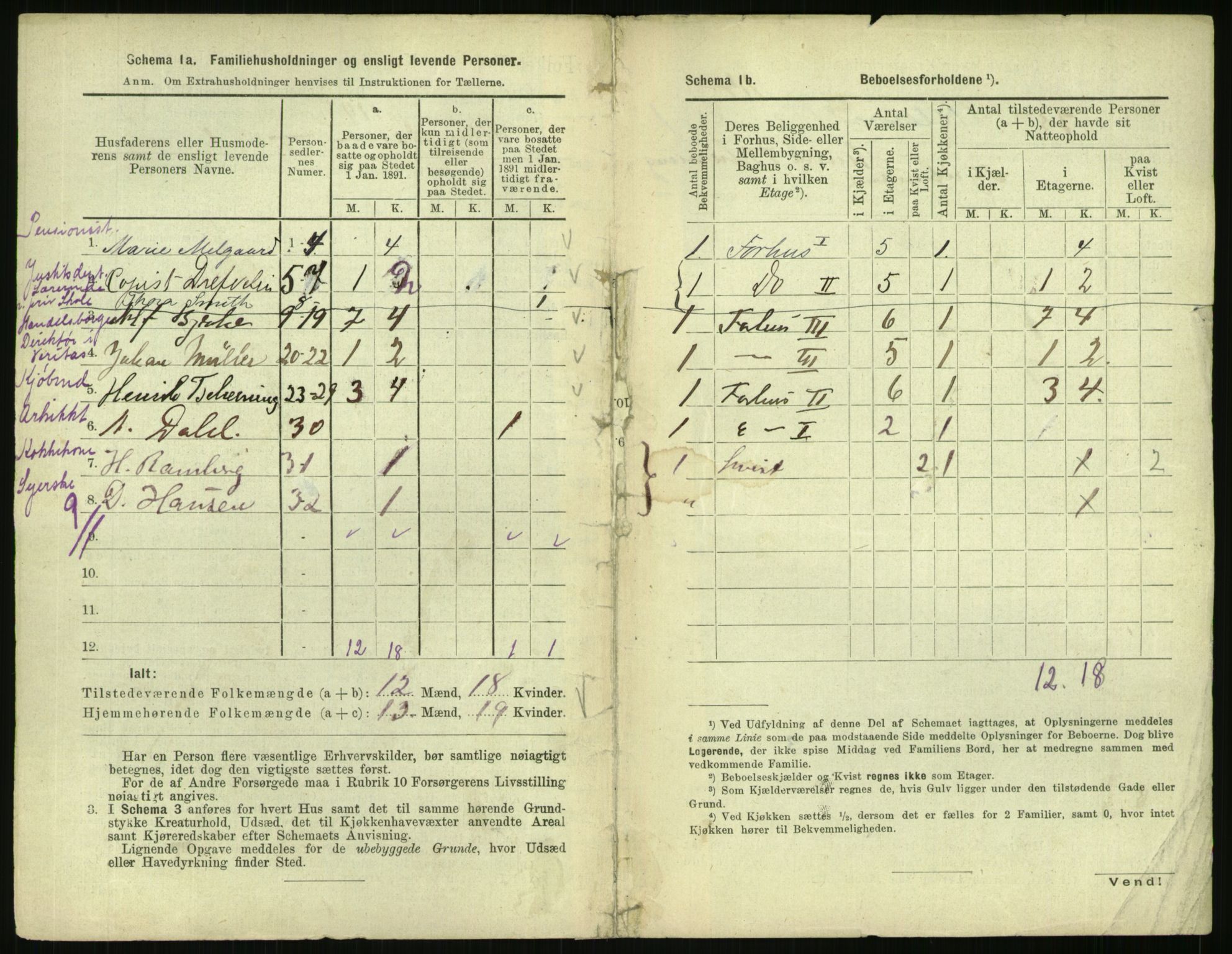 RA, 1891 census for 0301 Kristiania, 1891, p. 60761