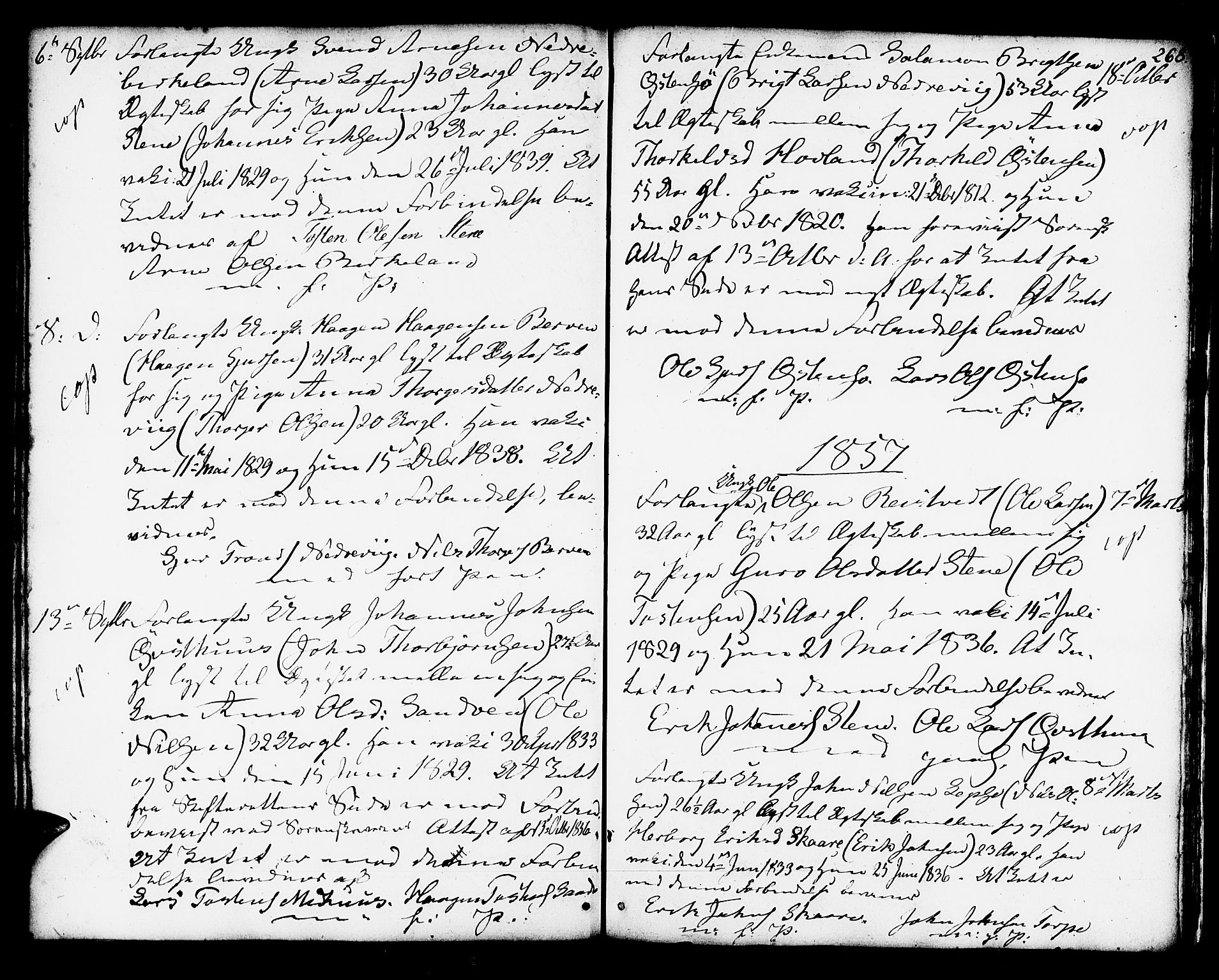 Kvam sokneprestembete, AV/SAB-A-76201/H/Haa: Parish register (official) no. A 5, 1796-1832, p. 268